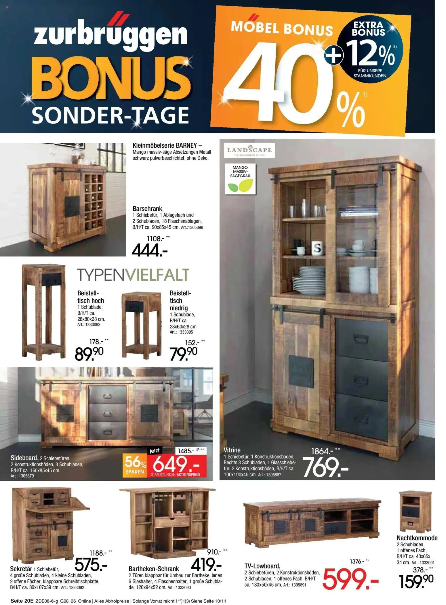 Zurbrüggen - Zurbrüggen: Bonus Sonder-Tage