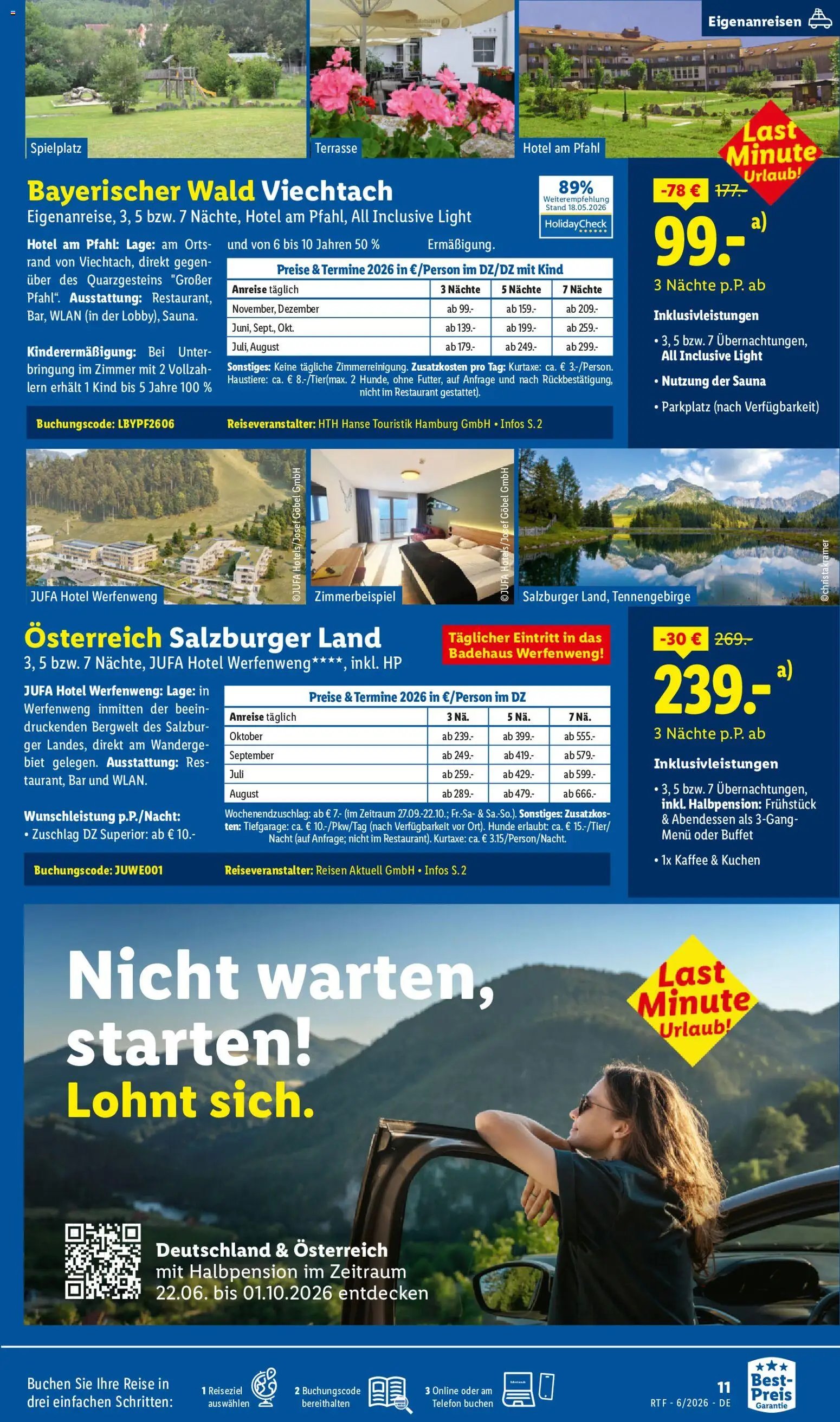 Lidl Reisen Reise-Highlights