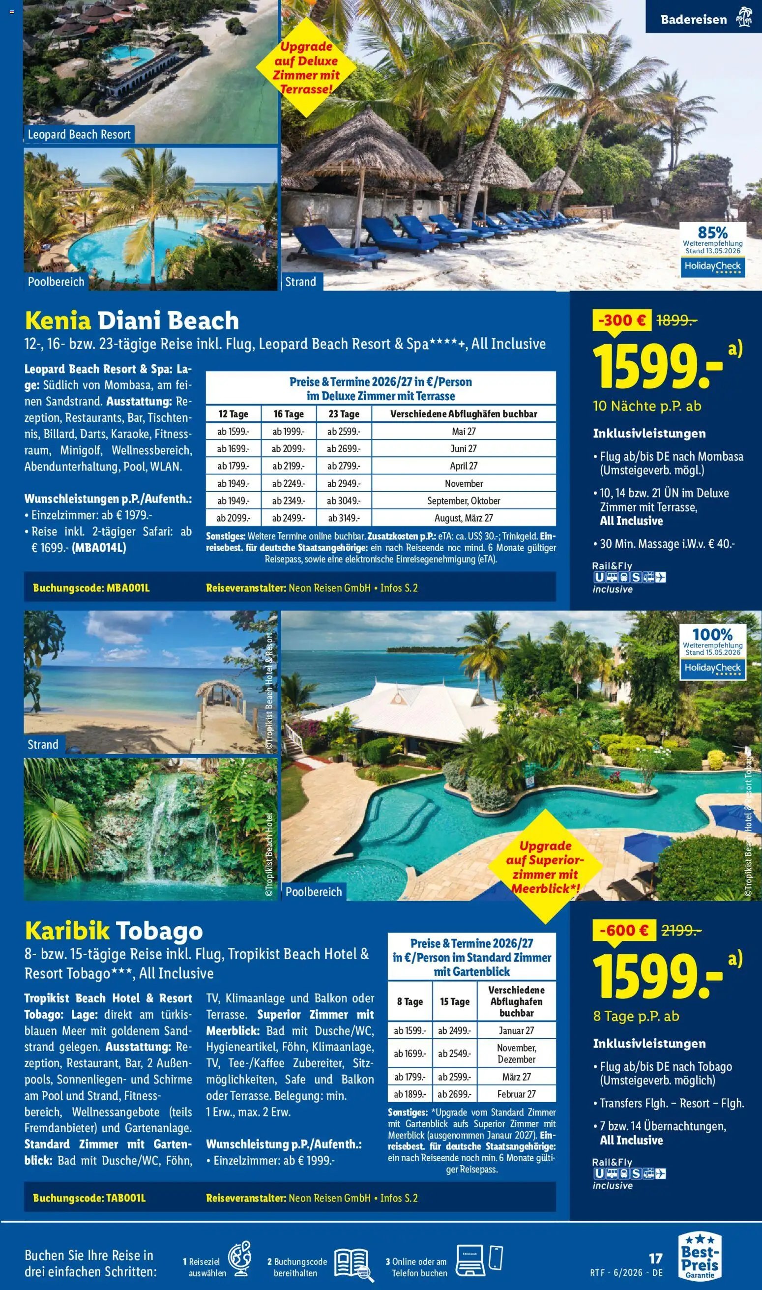 Lidl Reisen Reise-Highlights