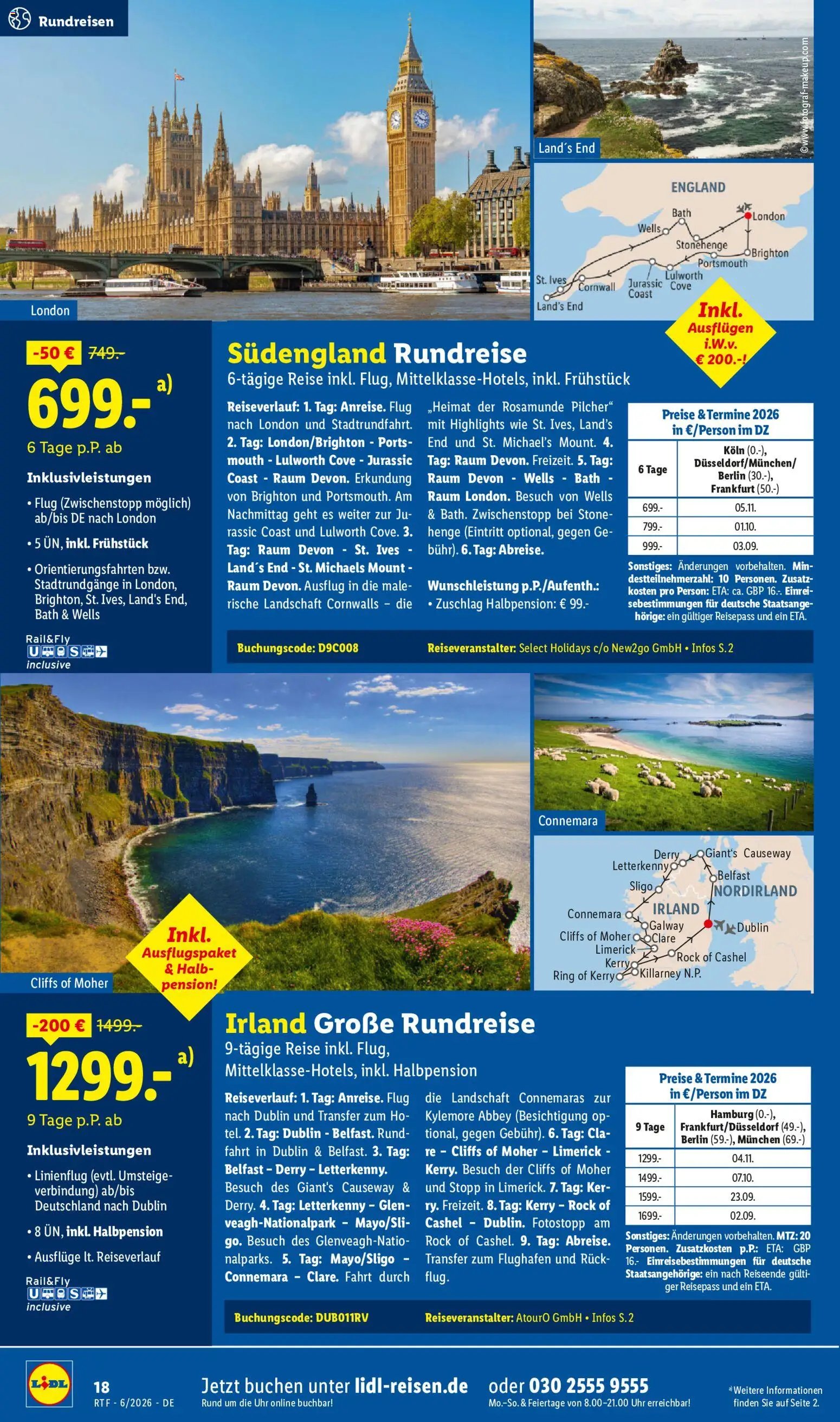 Lidl Reisen Reise-Highlights