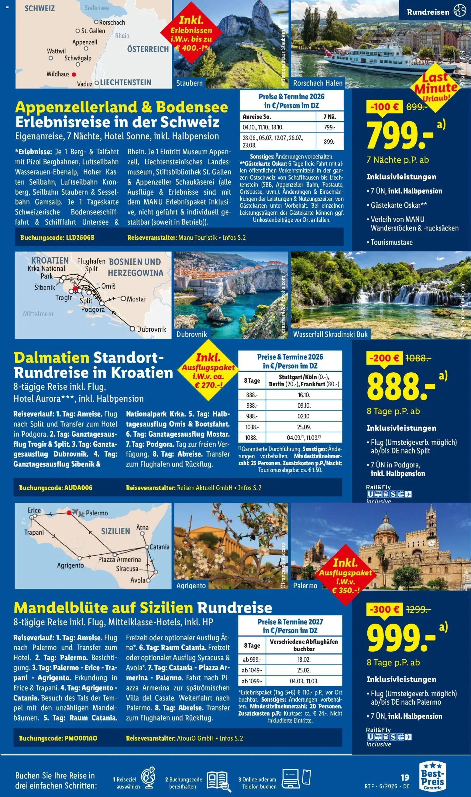 Lidl Reisen Reise-Highlights