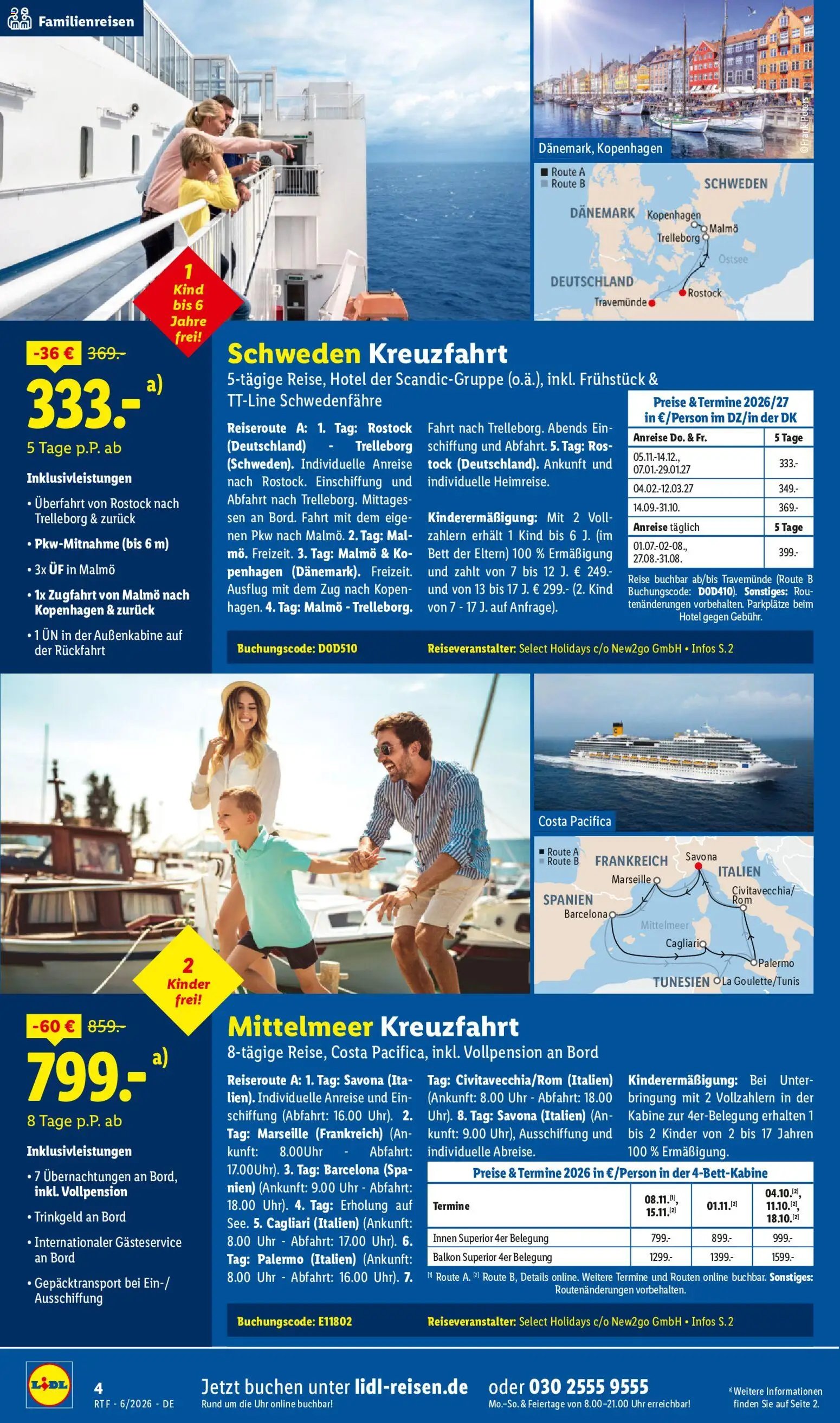 Lidl Reisen Reise-Highlights