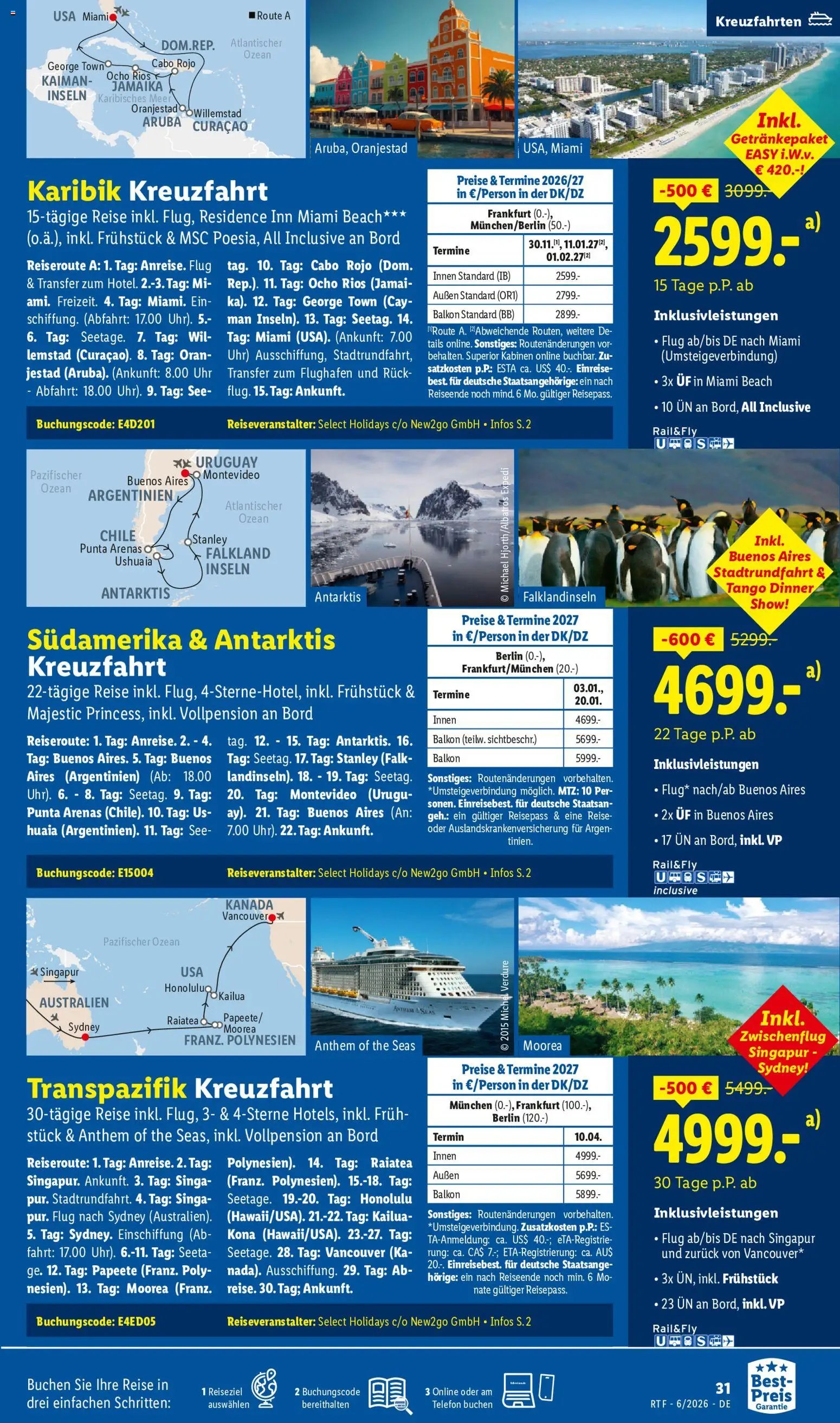Lidl Reisen Reise-Highlights