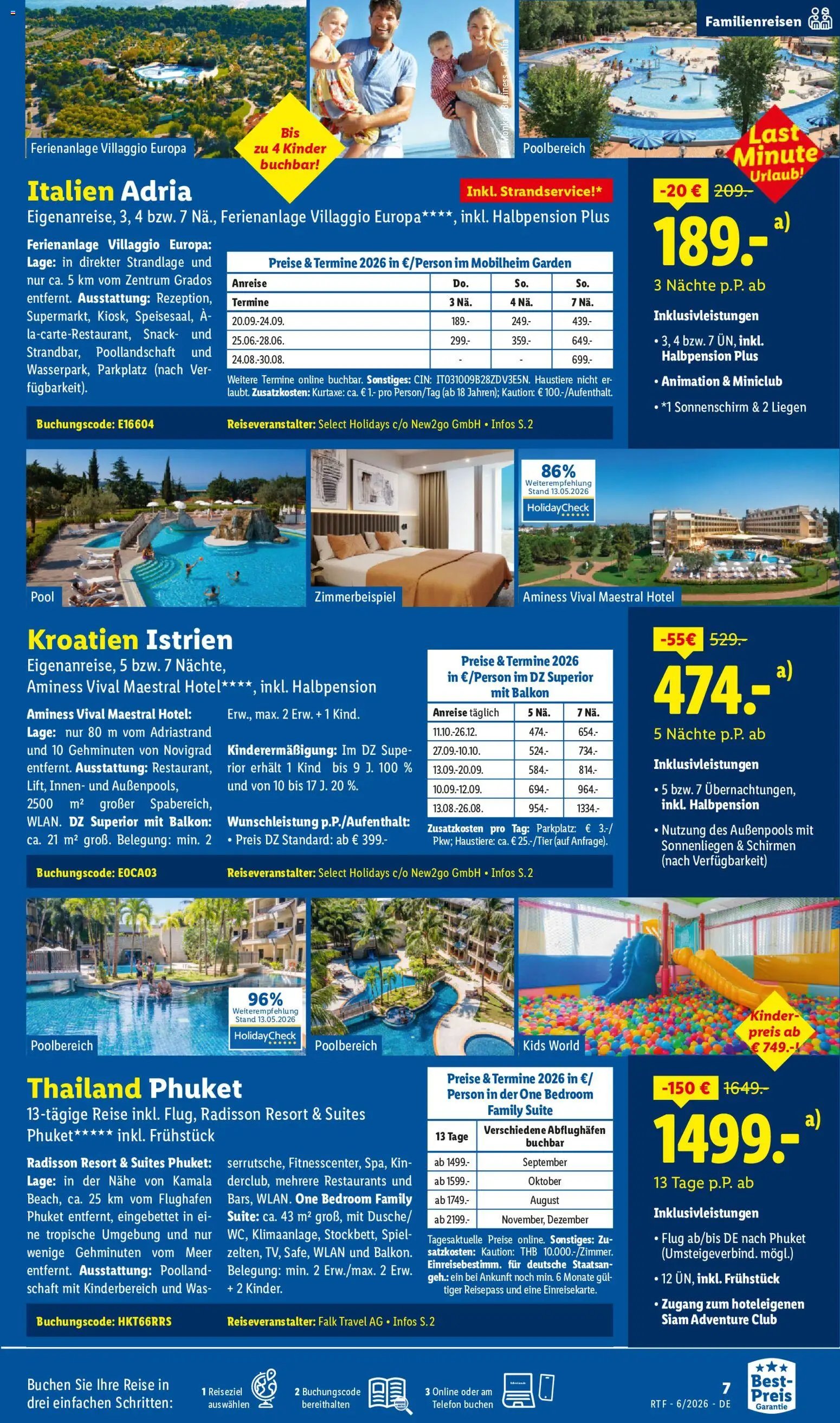 Lidl Reisen Reise-Highlights