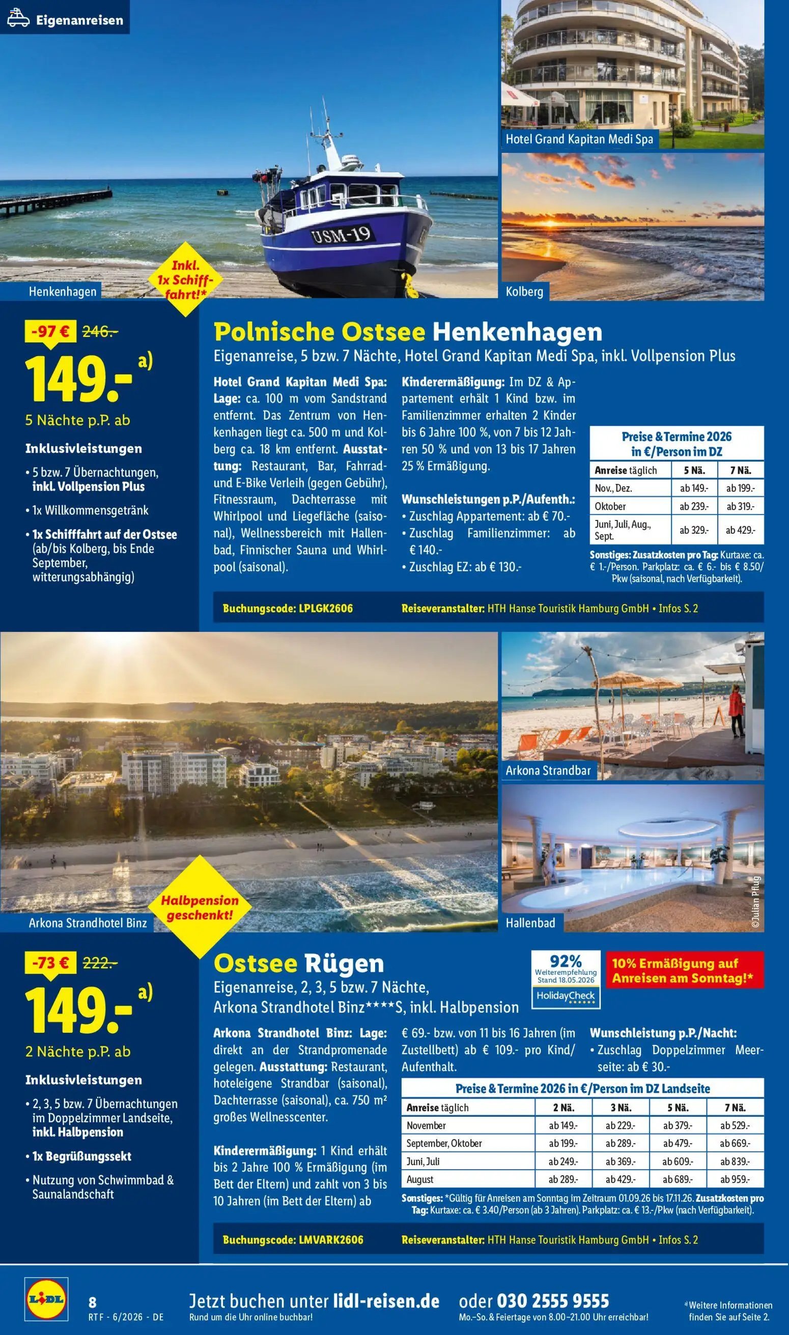 Lidl Reisen Reise-Highlights
