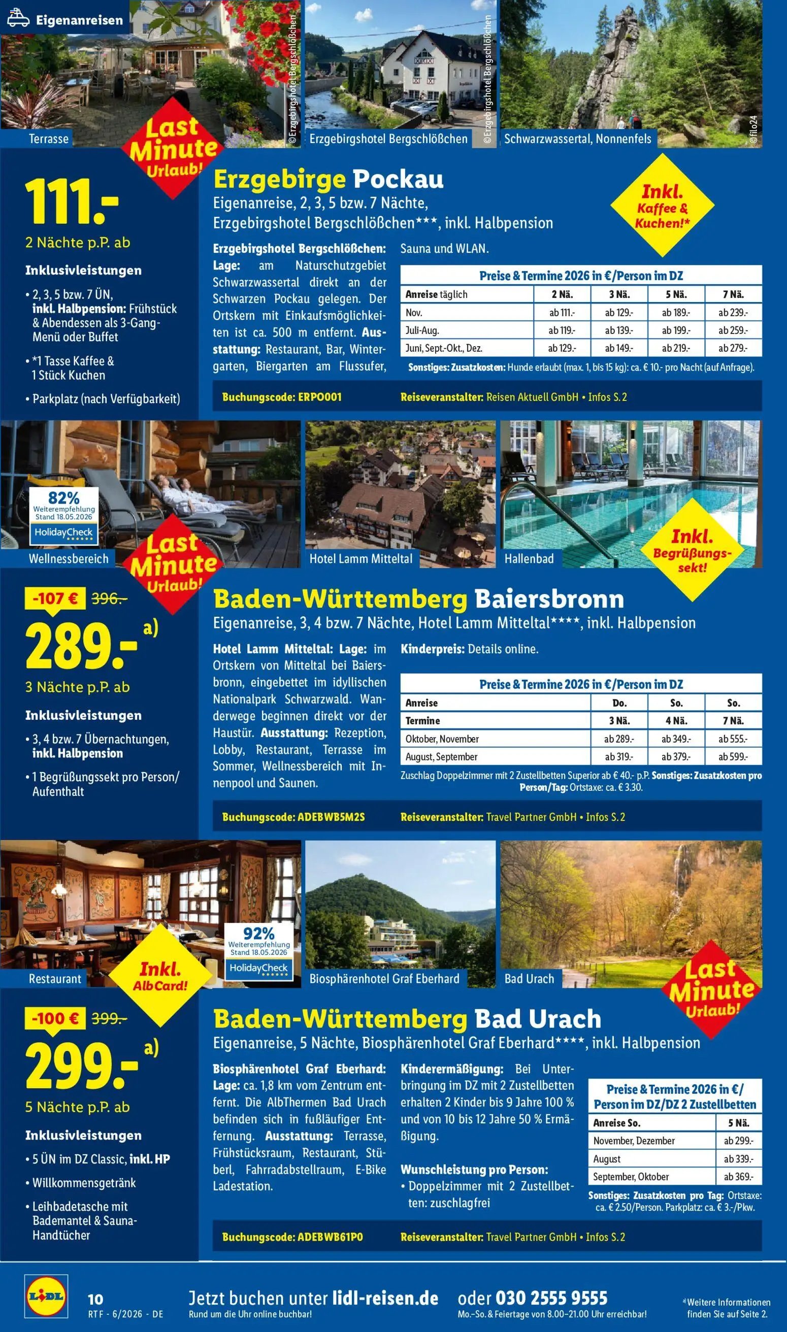 Lidl Reisen Reise-Highlights