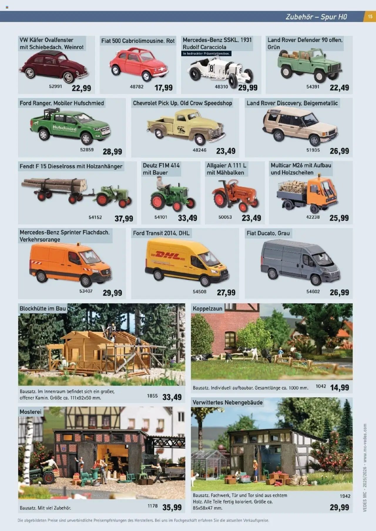 Vedes Bahn frei für tolle Angebote