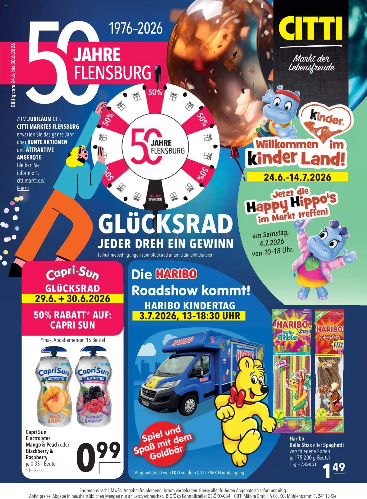 CITTI Markt 50 Jahre Flensburg