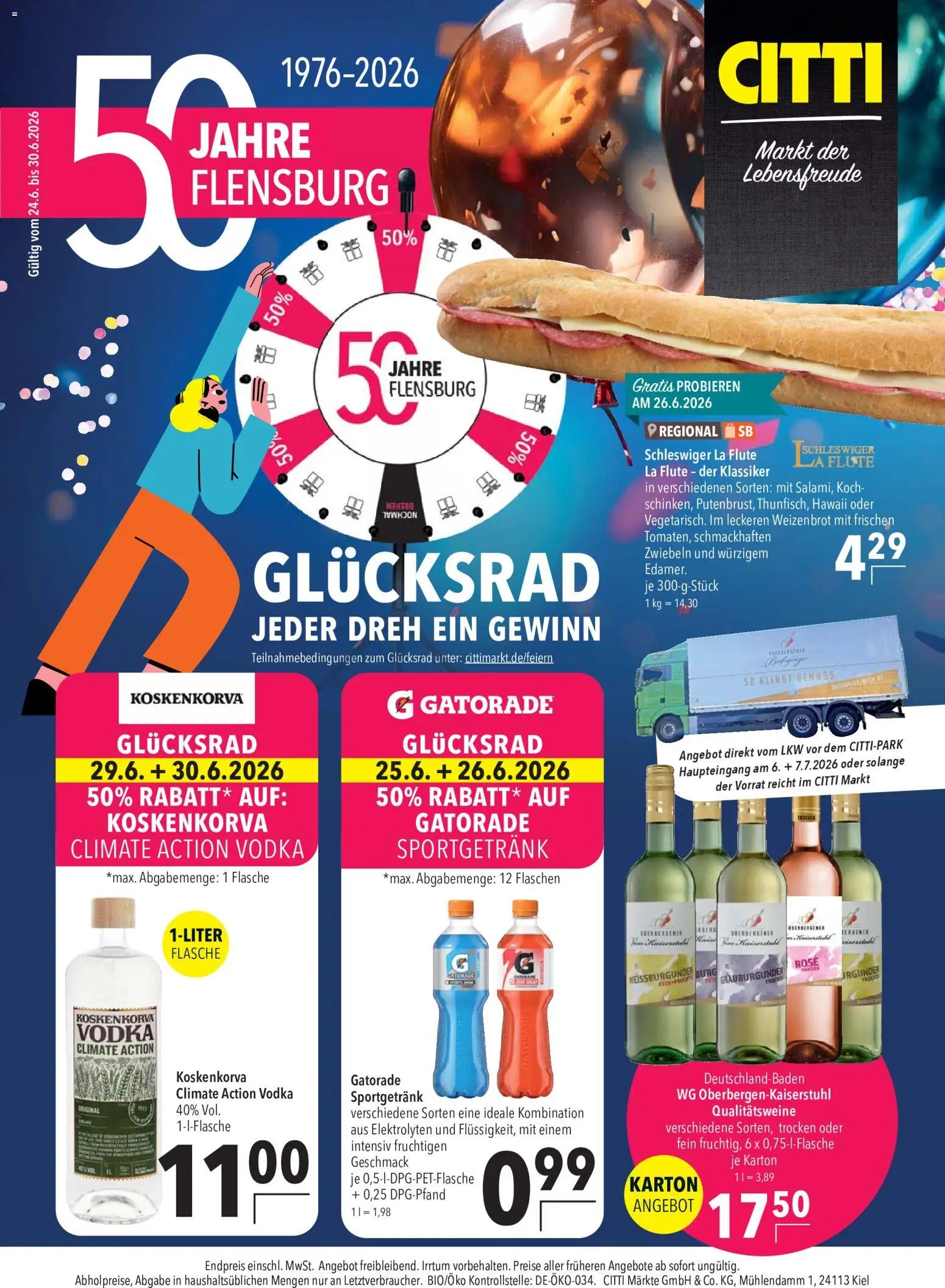 CITTI Markt 50 Jahre Flensburg