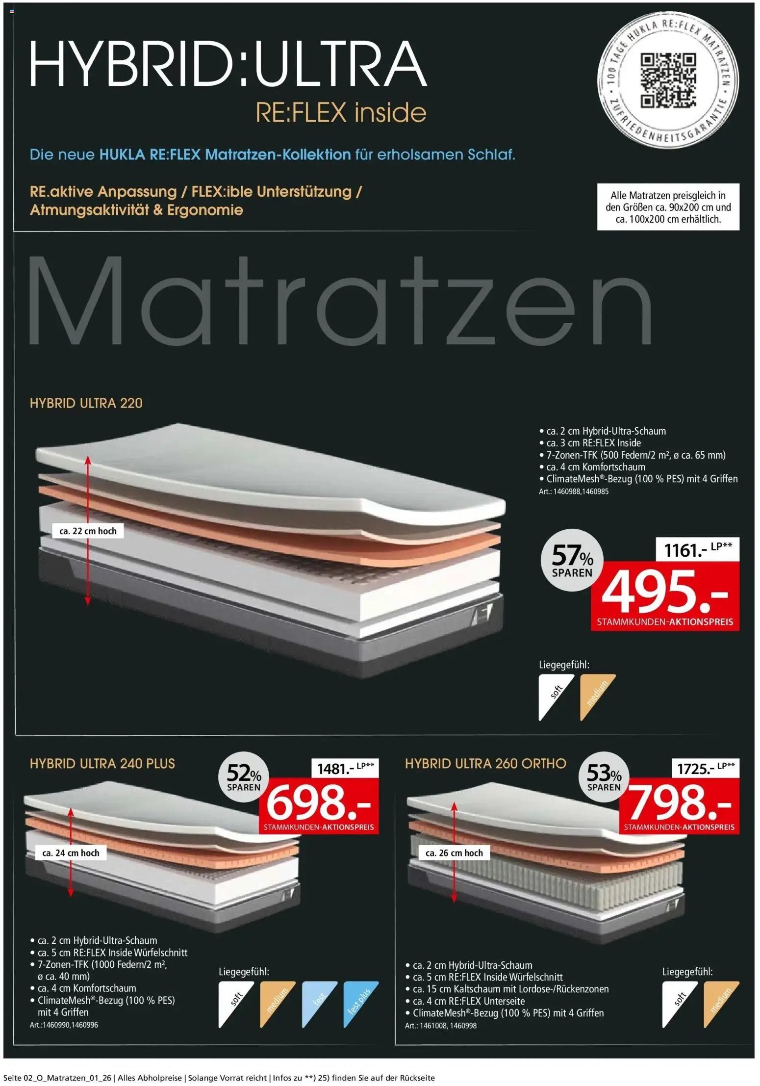 Zurbrüggen - Zurbrüggen: Matratzen