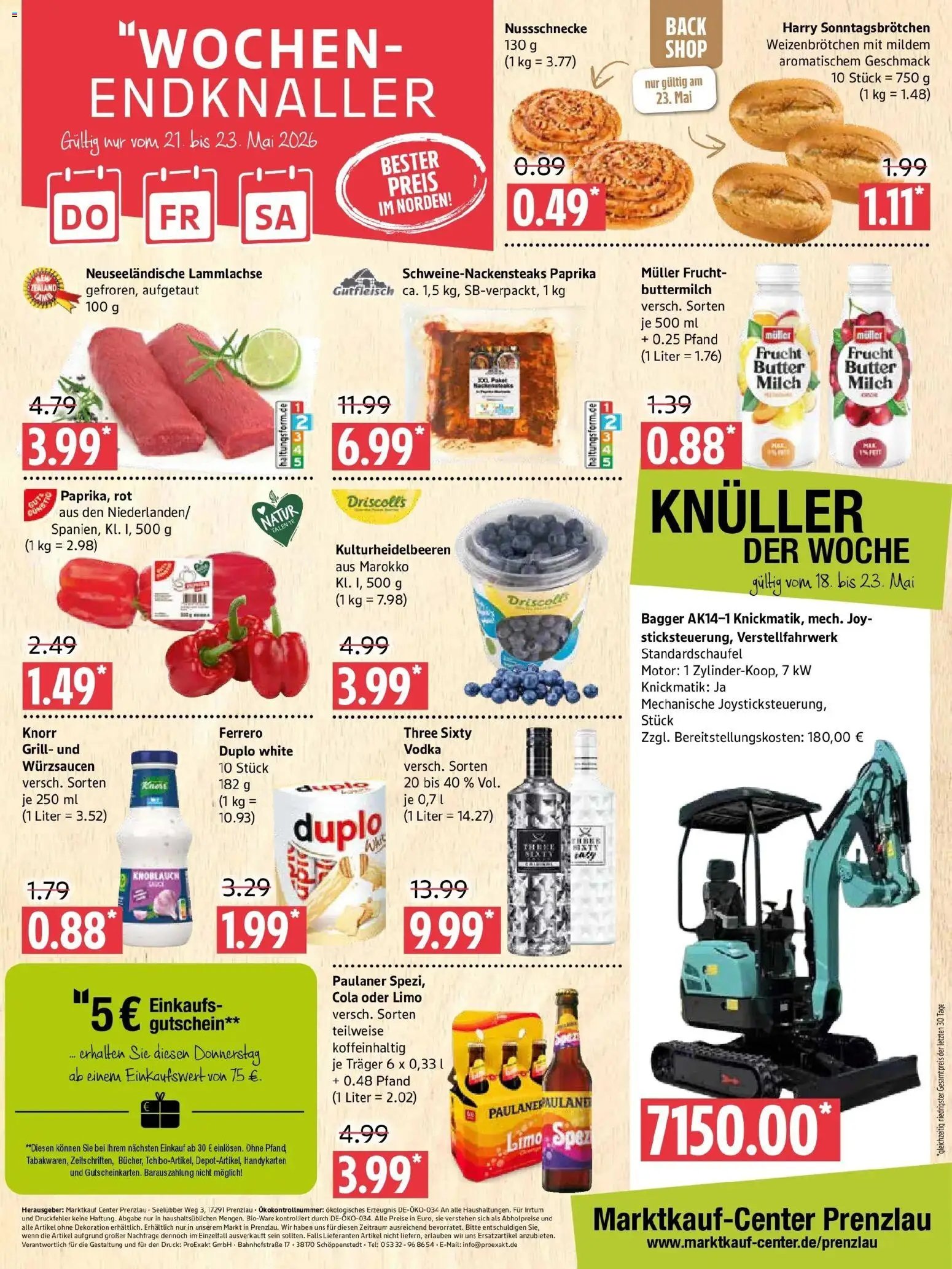 Marktkauf Prospekt Prenzlau	