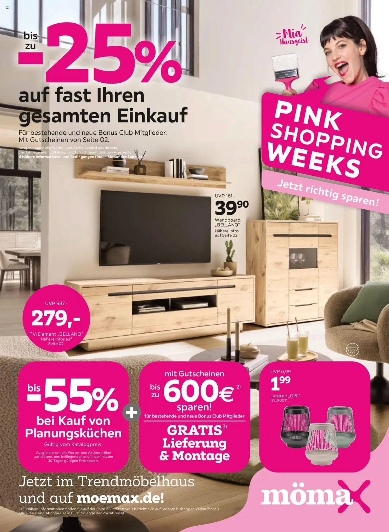 Mömax bis zu -25% auf fast Ihren gesamten Einkauf (2025-09-15 - 2025-09-23) | 1