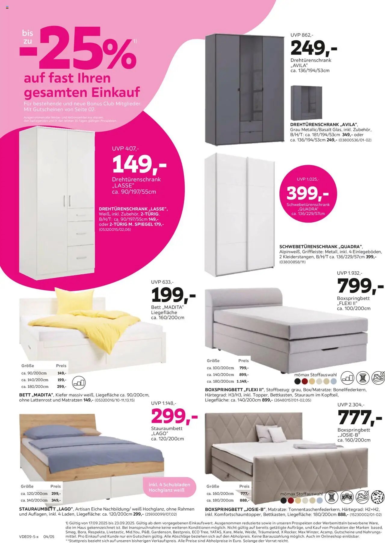 Mömax bis zu -25% auf fast Ihren gesamten Einkauf (2025-09-15 - 2025-09-23) | 4