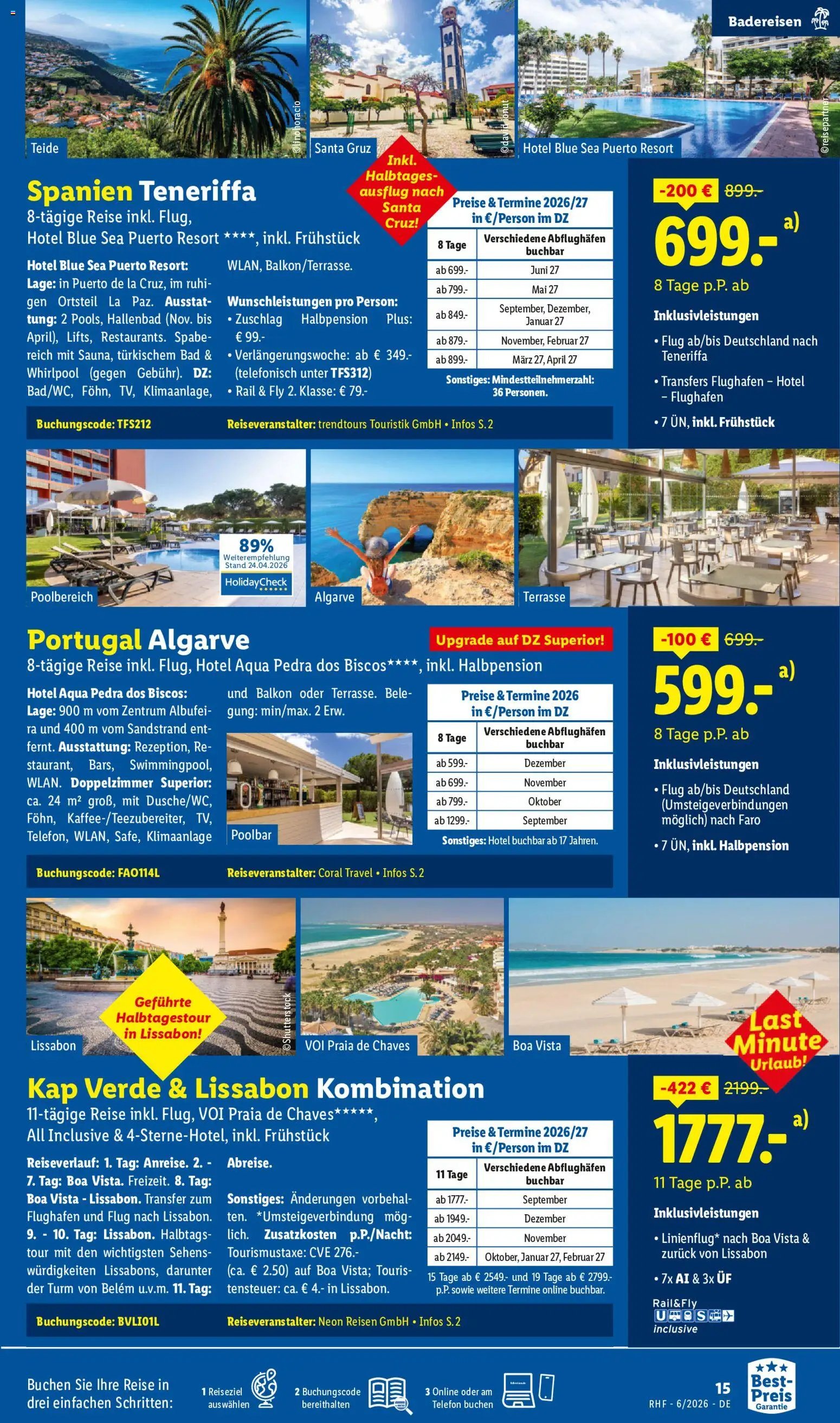 Lidl Reisen Prospekt