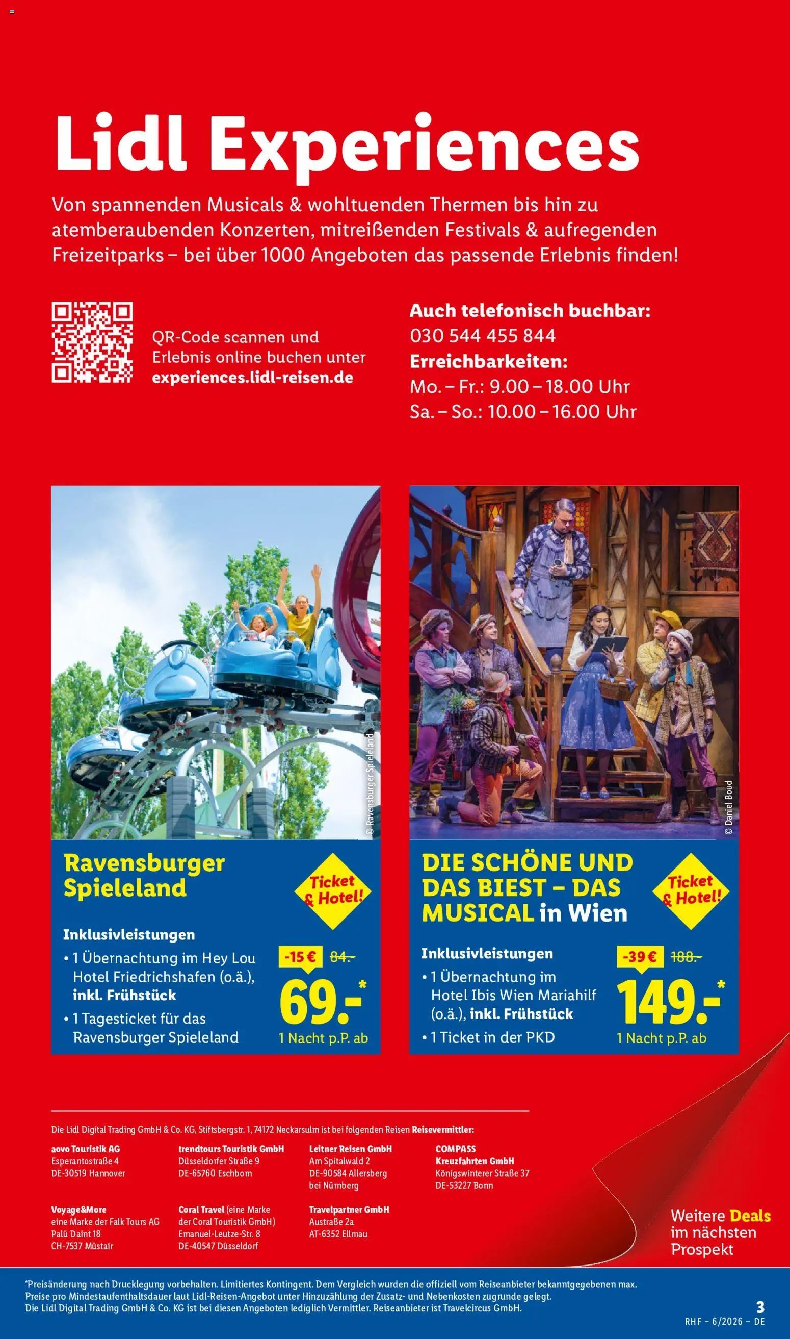 Lidl Reisen Prospekt