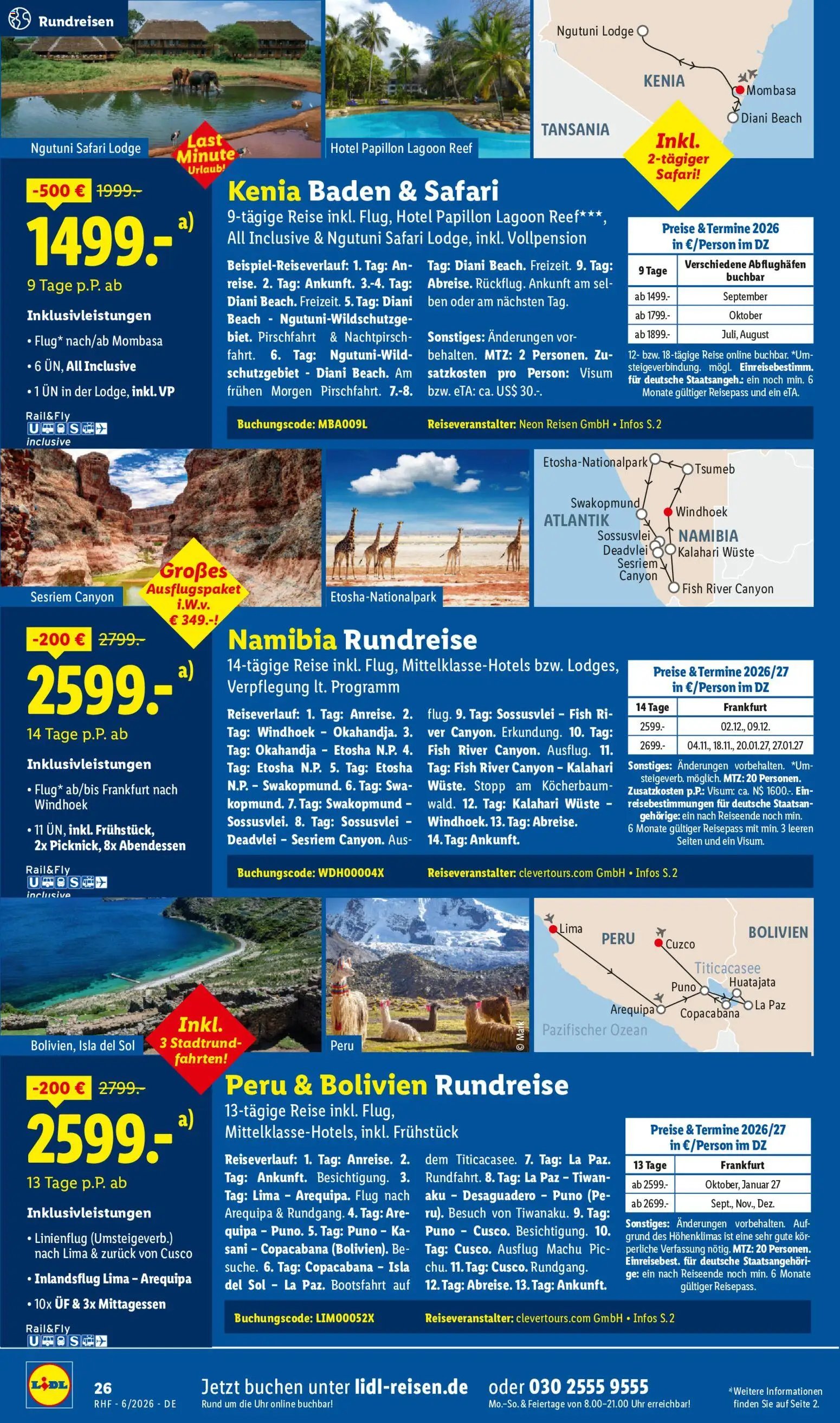 Lidl Reisen Prospekt