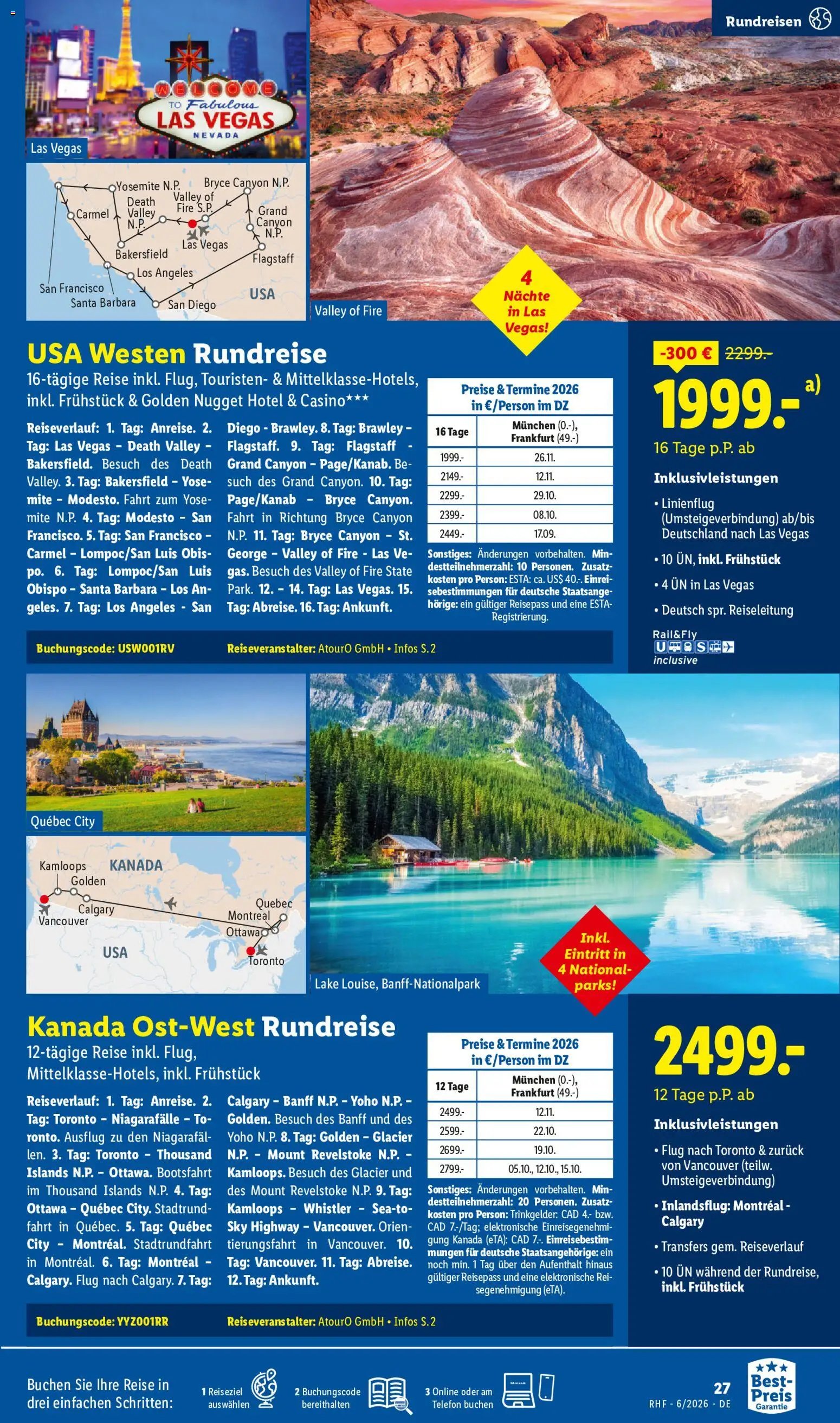 Lidl Reisen Prospekt