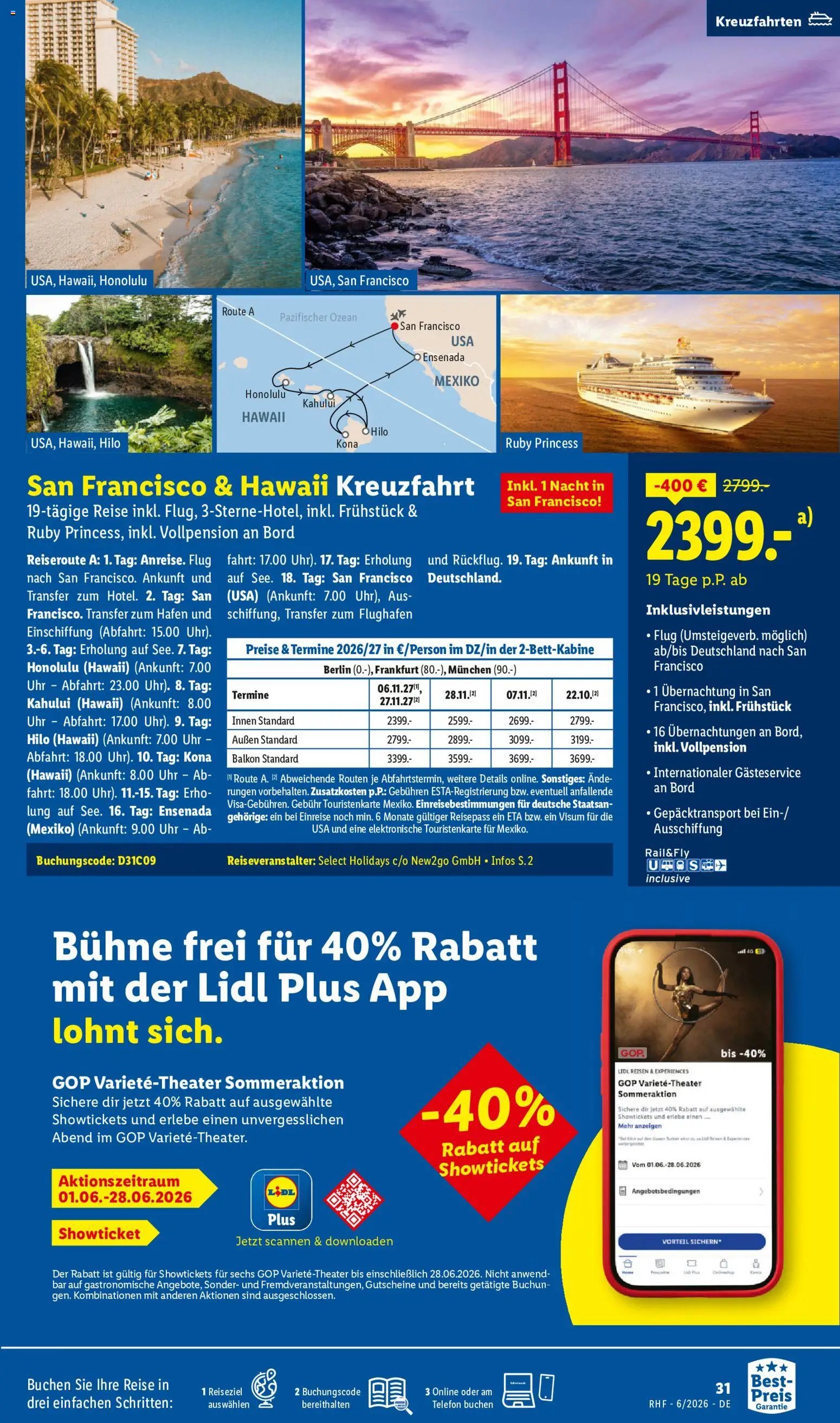 Lidl Reisen Prospekt