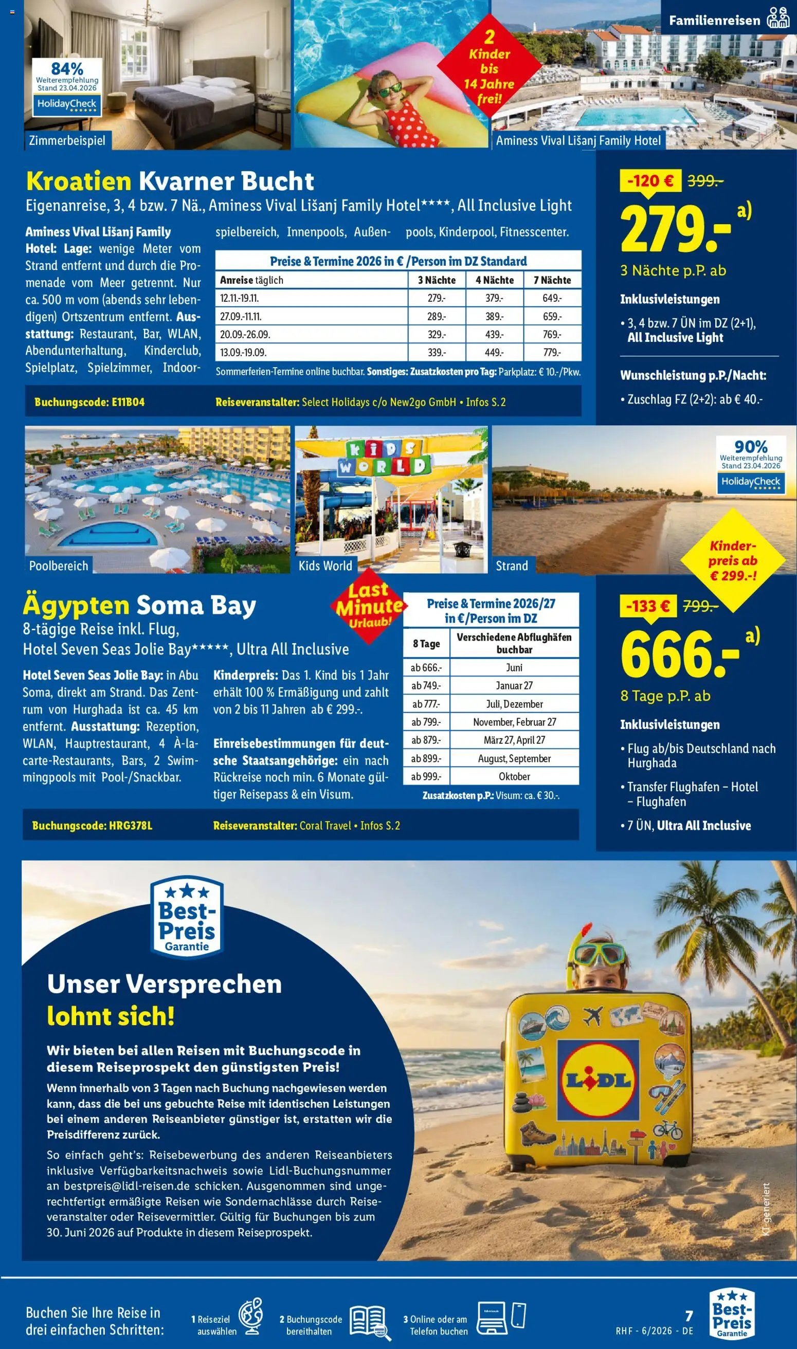 Lidl Reisen Prospekt