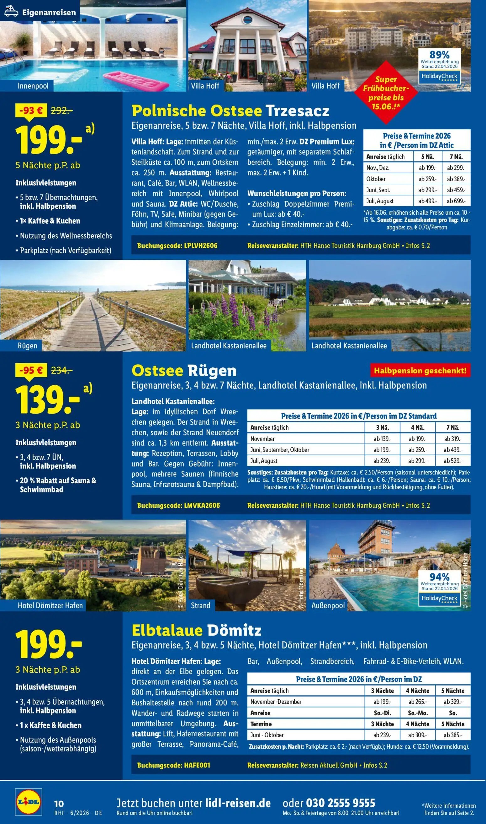 Lidl Reisen Prospekt