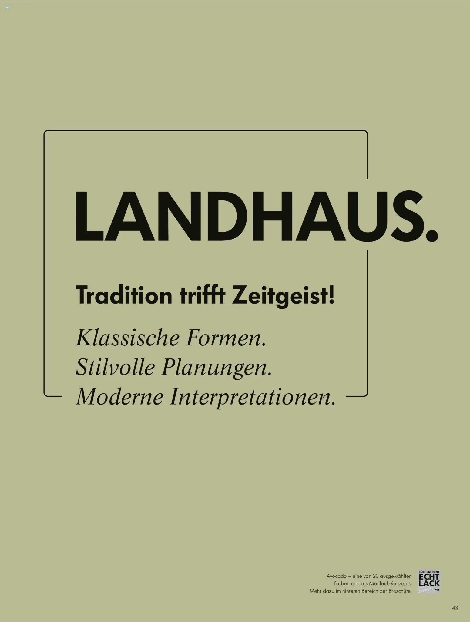 Ostermann Nolte Küchenprospekt 2026