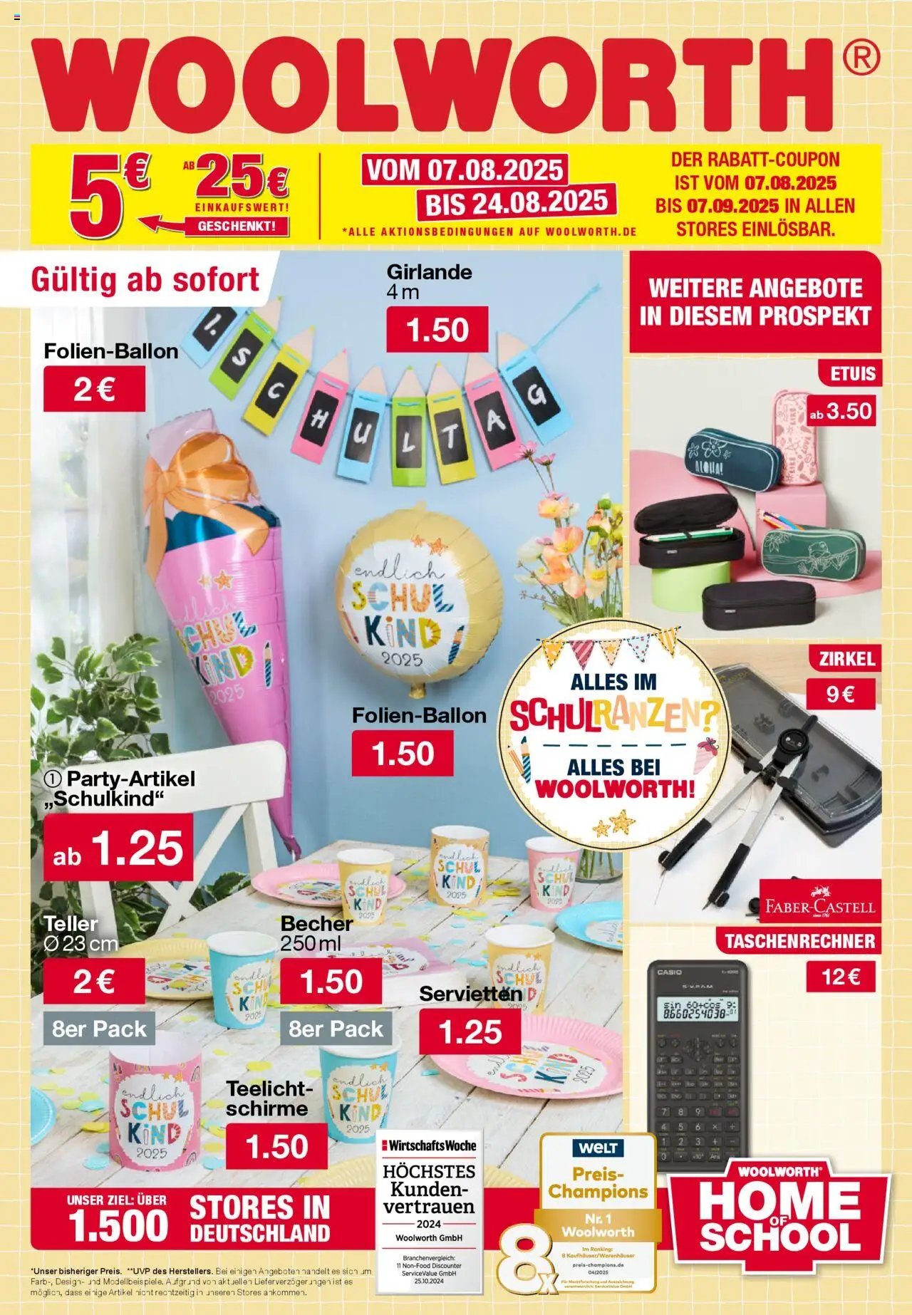 Woolworth Schulprospekt (2025-08-20 - 2025-09-11) | 1