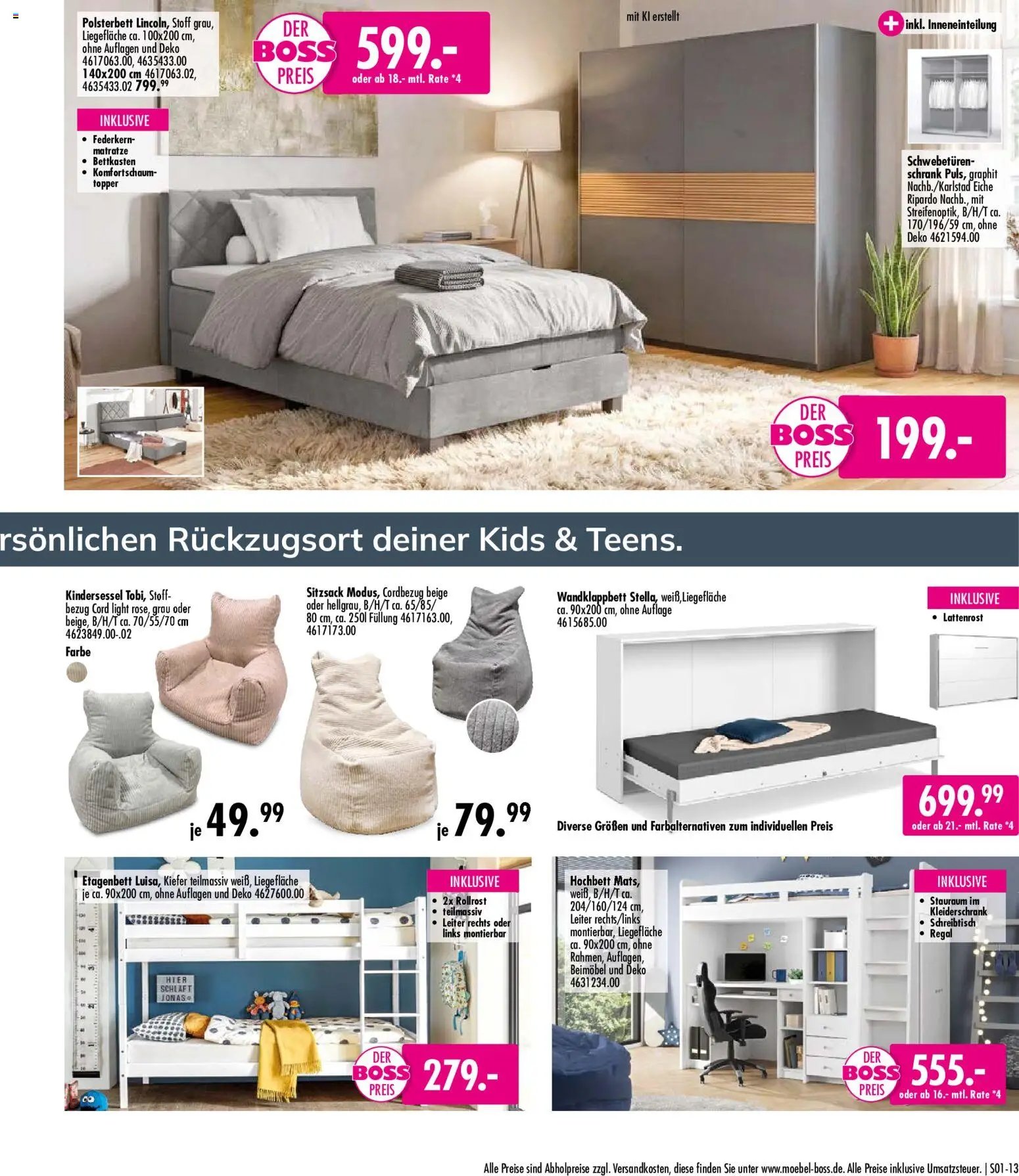 SB Möbel Boss Mach Dein Schlafzimmer zur Wohlfühlzone