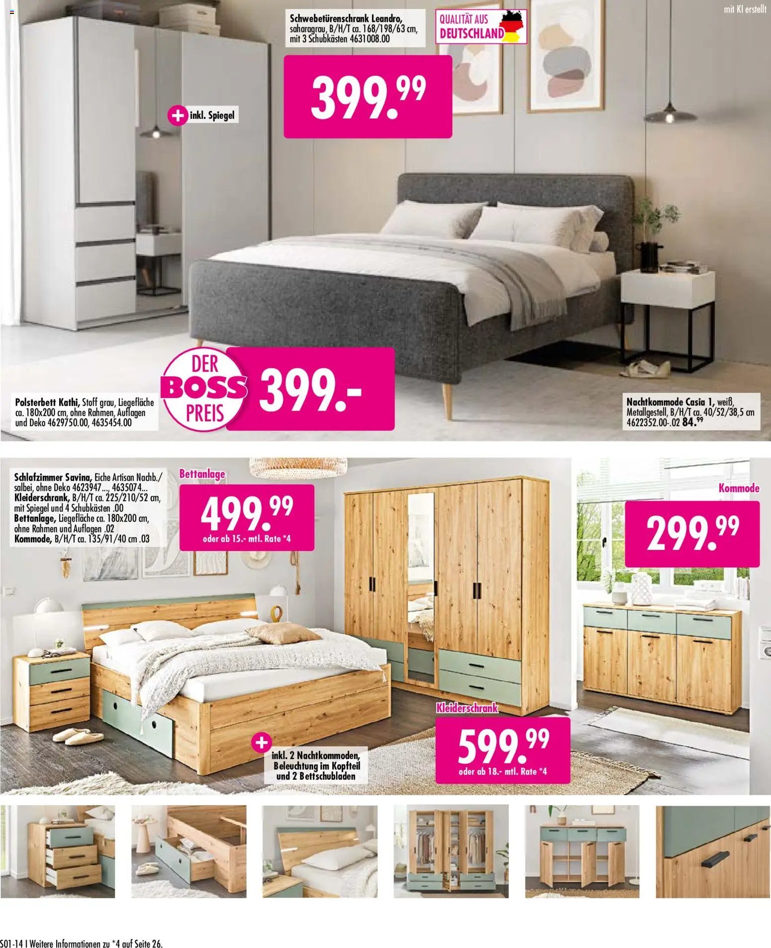 SB Möbel Boss Mach Dein Schlafzimmer zur Wohlfühlzone