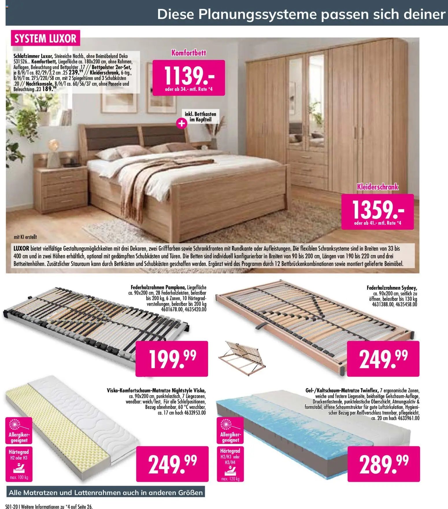 SB Möbel Boss Mach Dein Schlafzimmer zur Wohlfühlzone