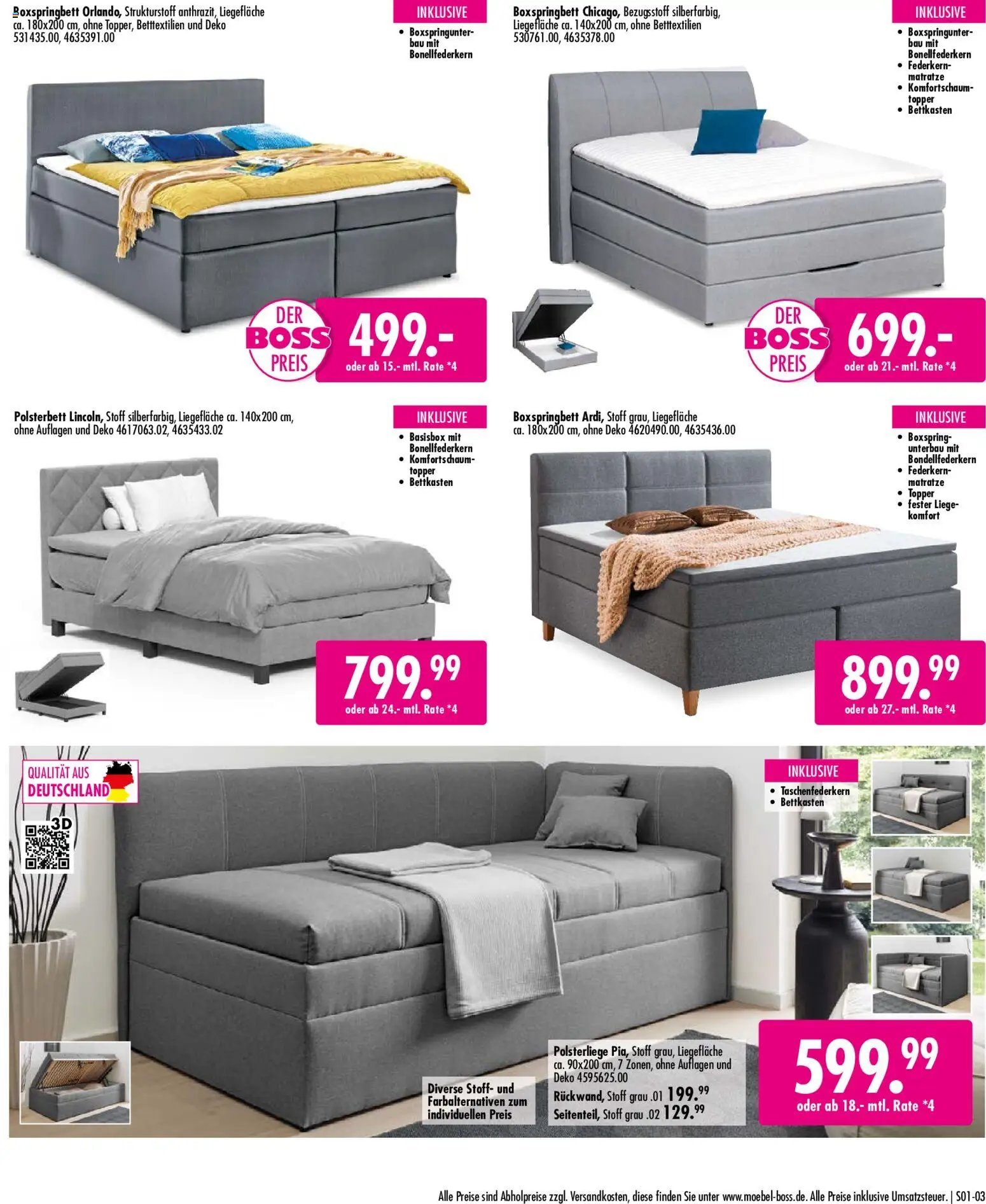 SB Möbel Boss Mach Dein Schlafzimmer zur Wohlfühlzone