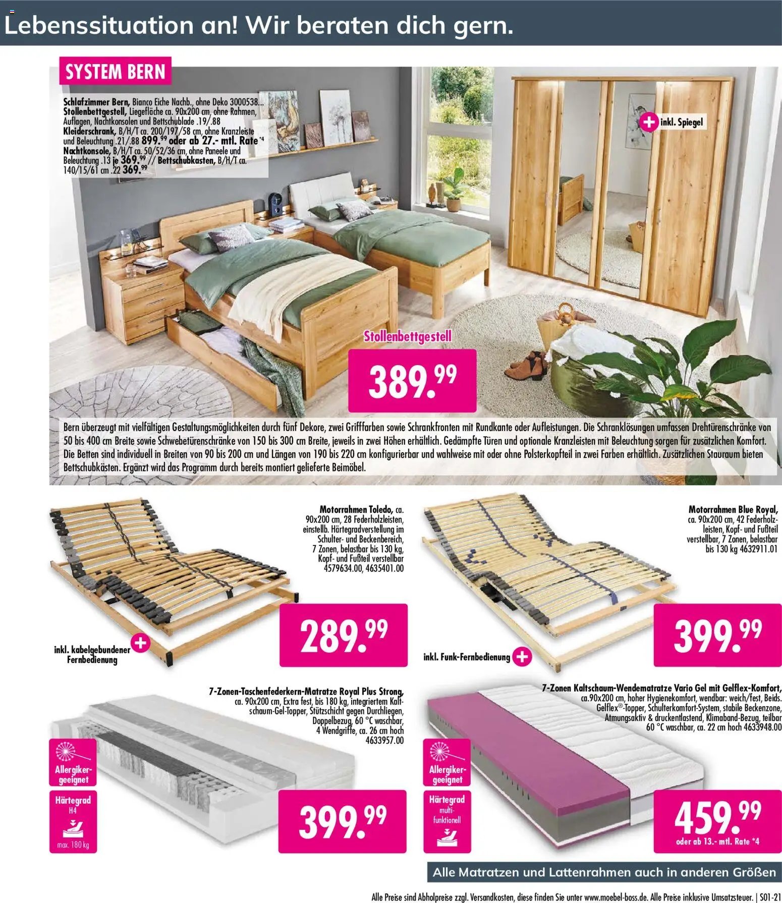 SB Möbel Boss Mach Dein Schlafzimmer zur Wohlfühlzone