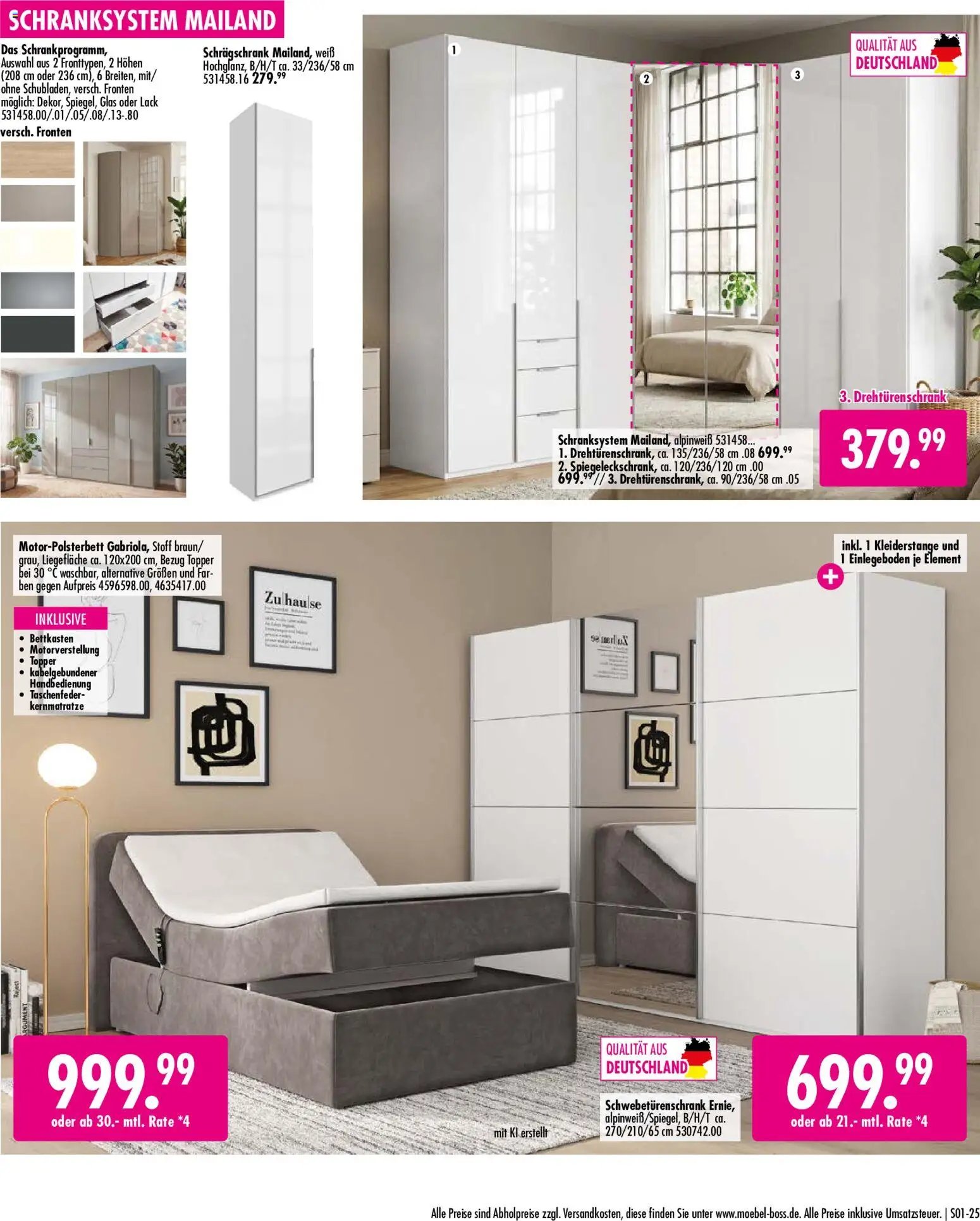 SB Möbel Boss Mach Dein Schlafzimmer zur Wohlfühlzone