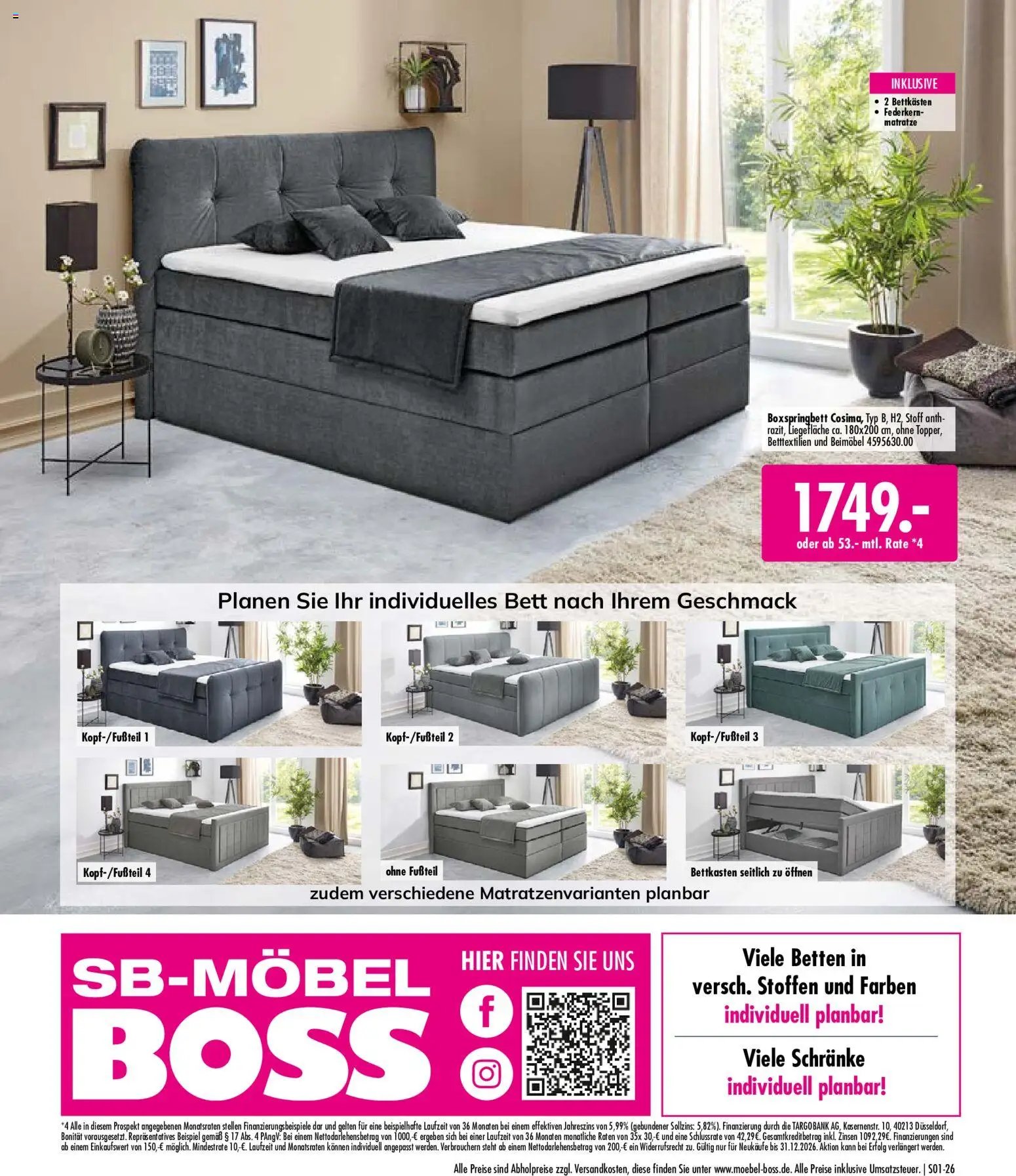 SB Möbel Boss Mach Dein Schlafzimmer zur Wohlfühlzone