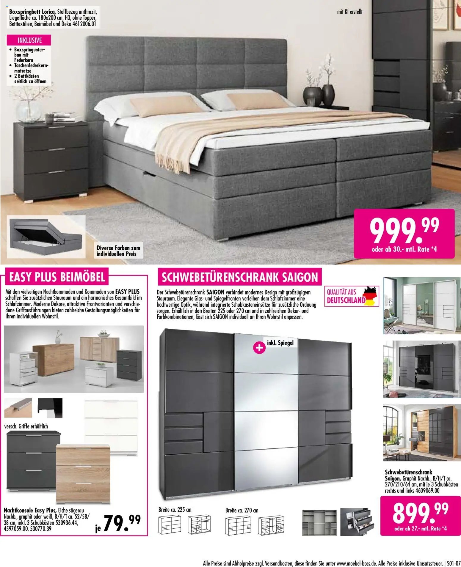 SB Möbel Boss Mach Dein Schlafzimmer zur Wohlfühlzone