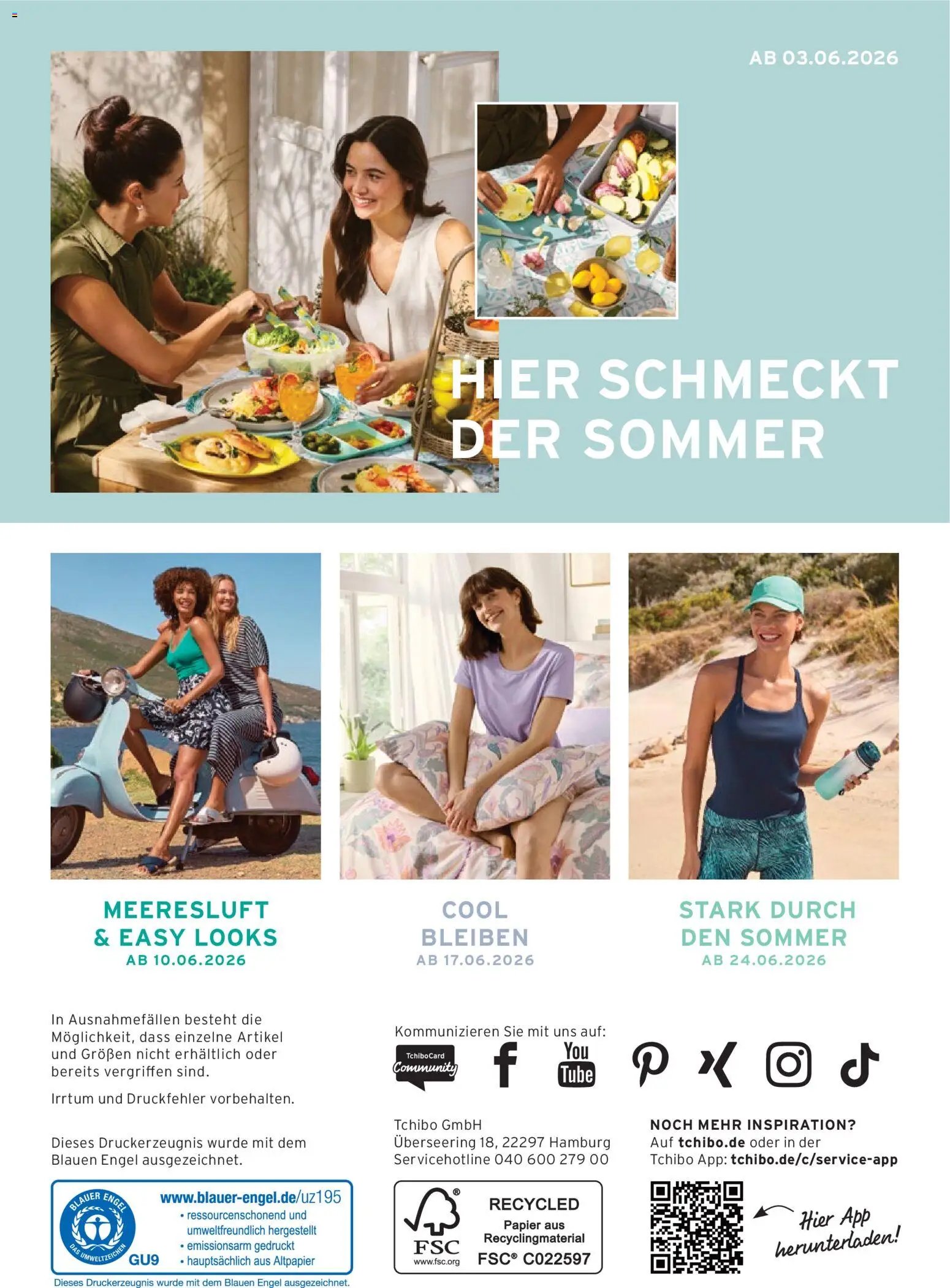 Prospekt Tchibo Träume, Mut & Girlpower