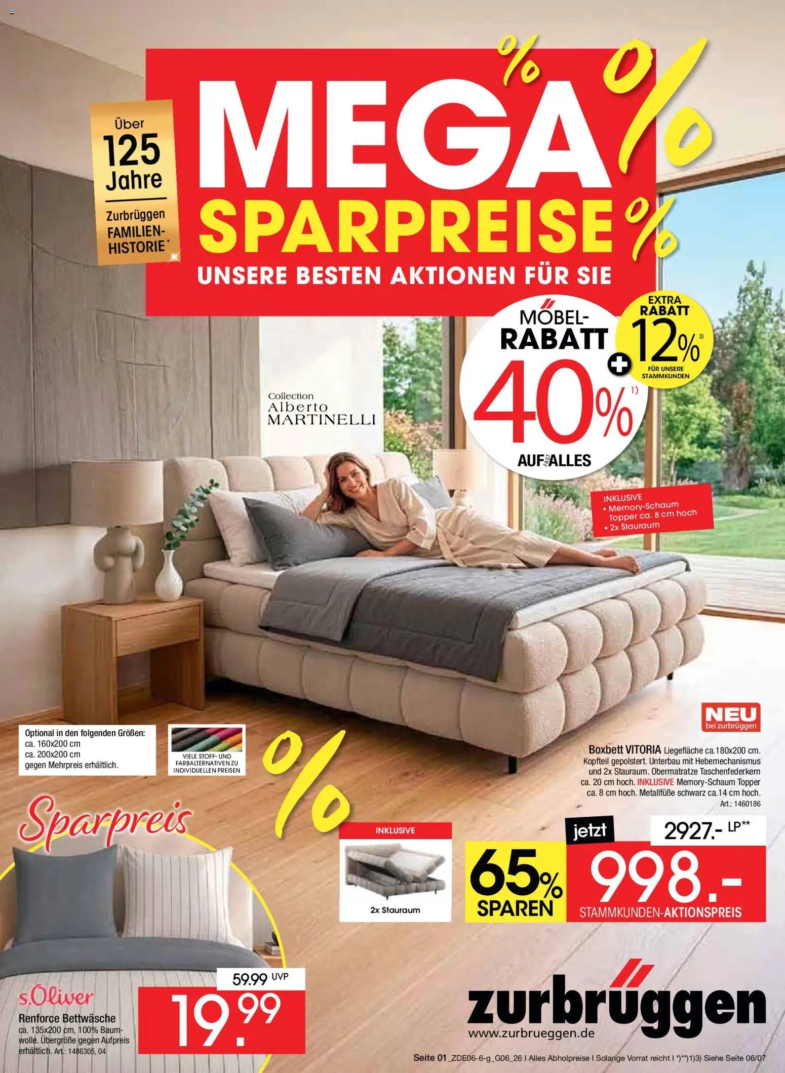 Zurbrüggen Mega Sparpreise