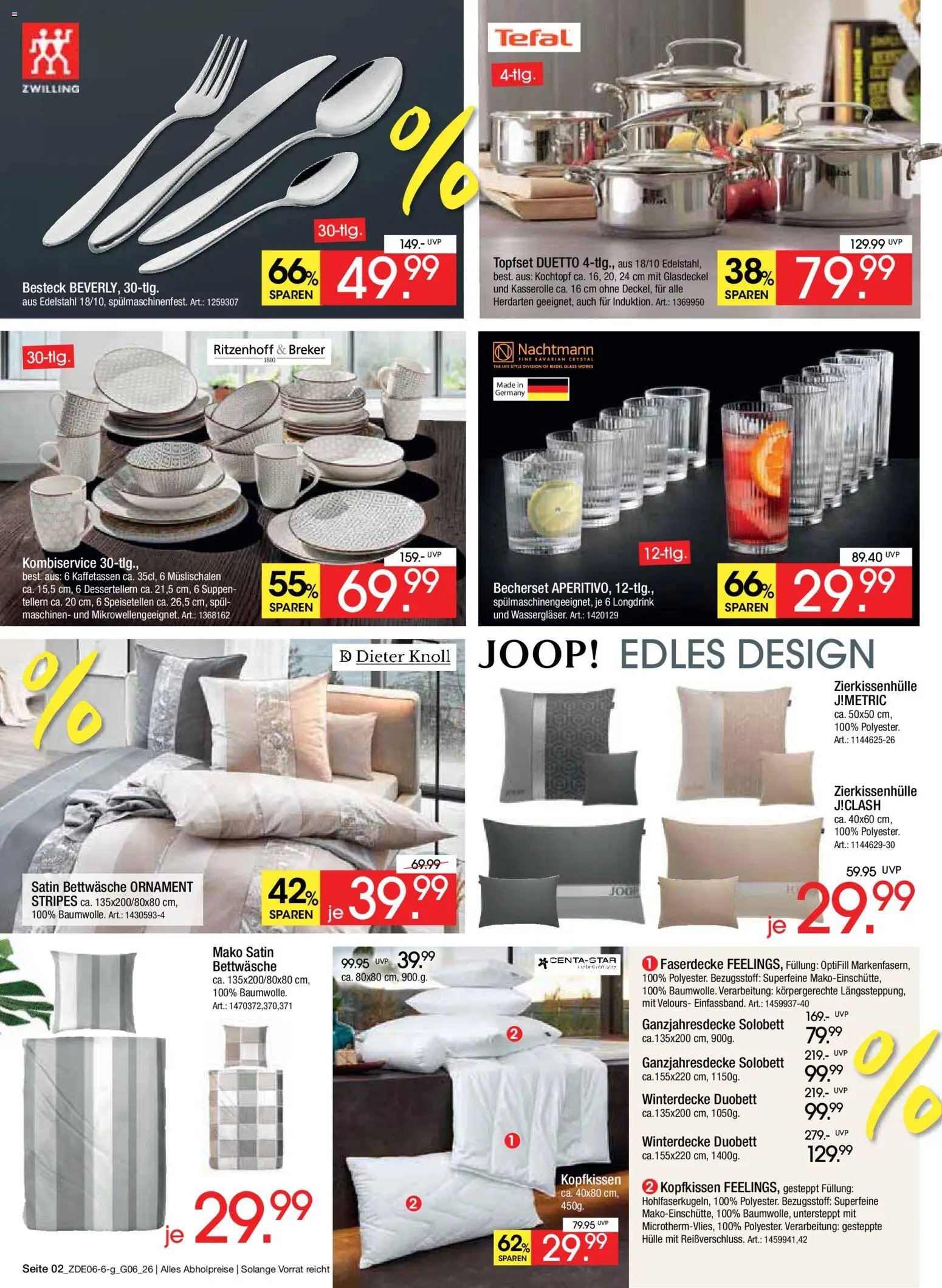 Zurbrüggen Mega Sparpreise
