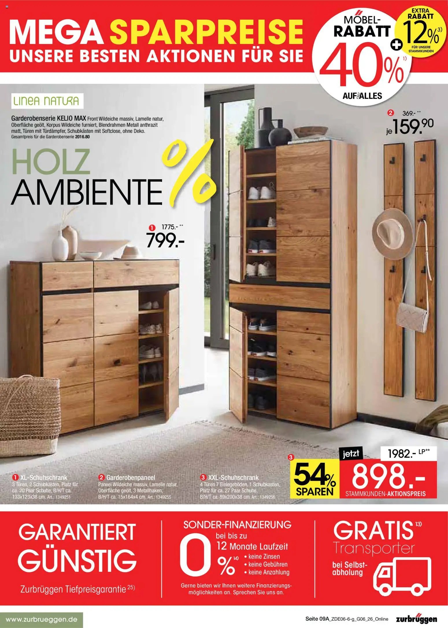 Zurbrüggen Mega Sparpreise
