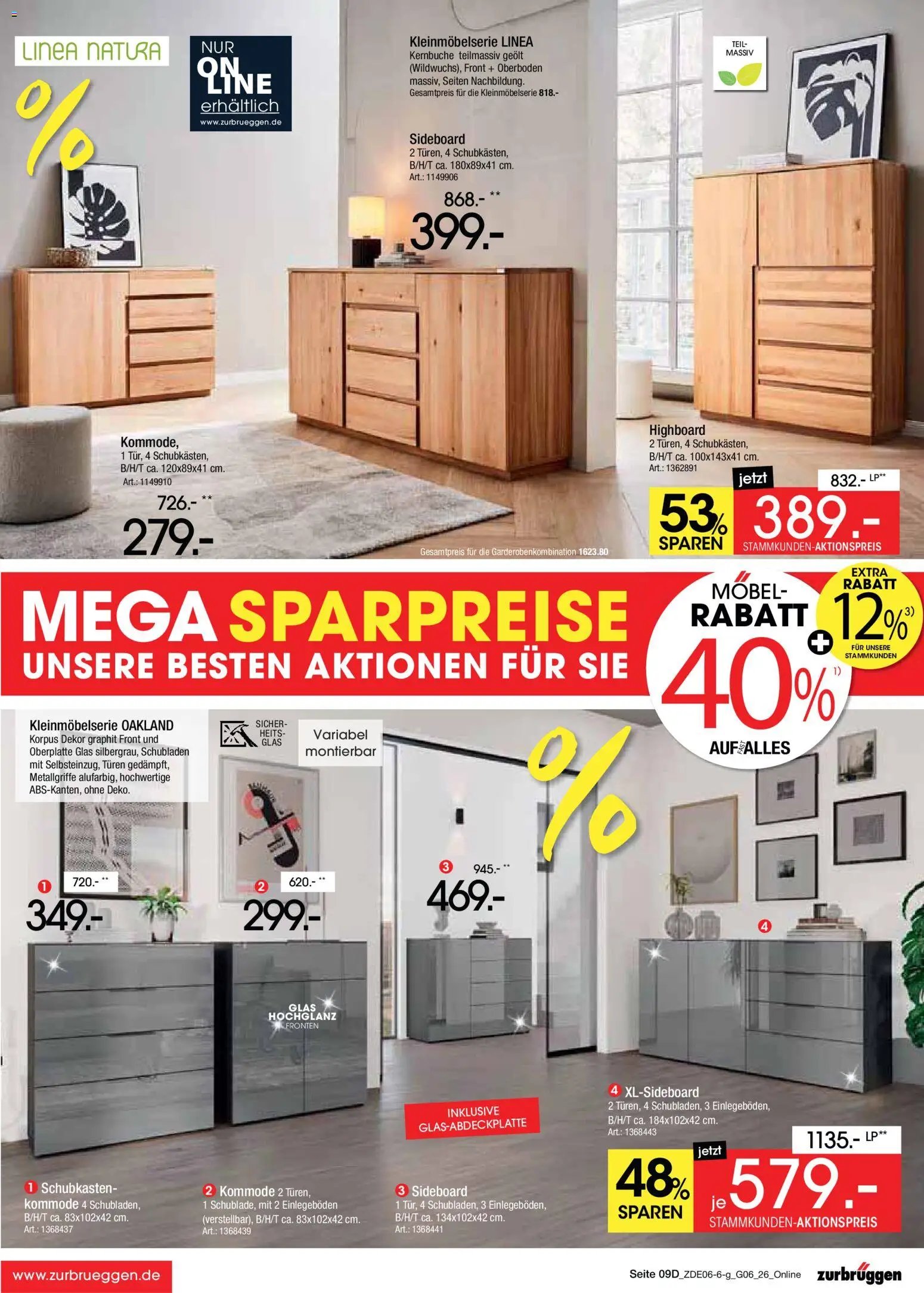 Zurbrüggen Mega Sparpreise
