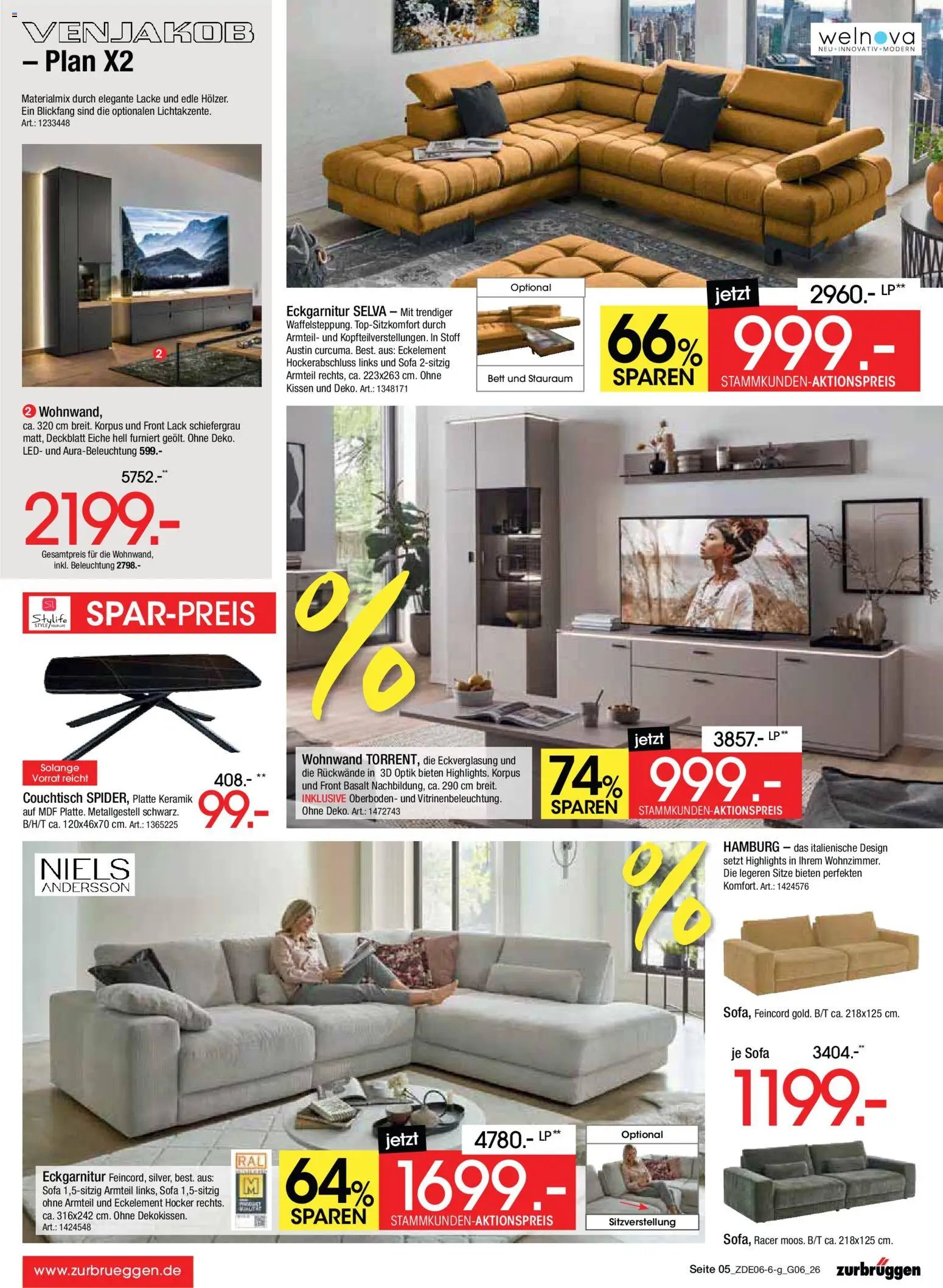Zurbrüggen Mega Sparpreise