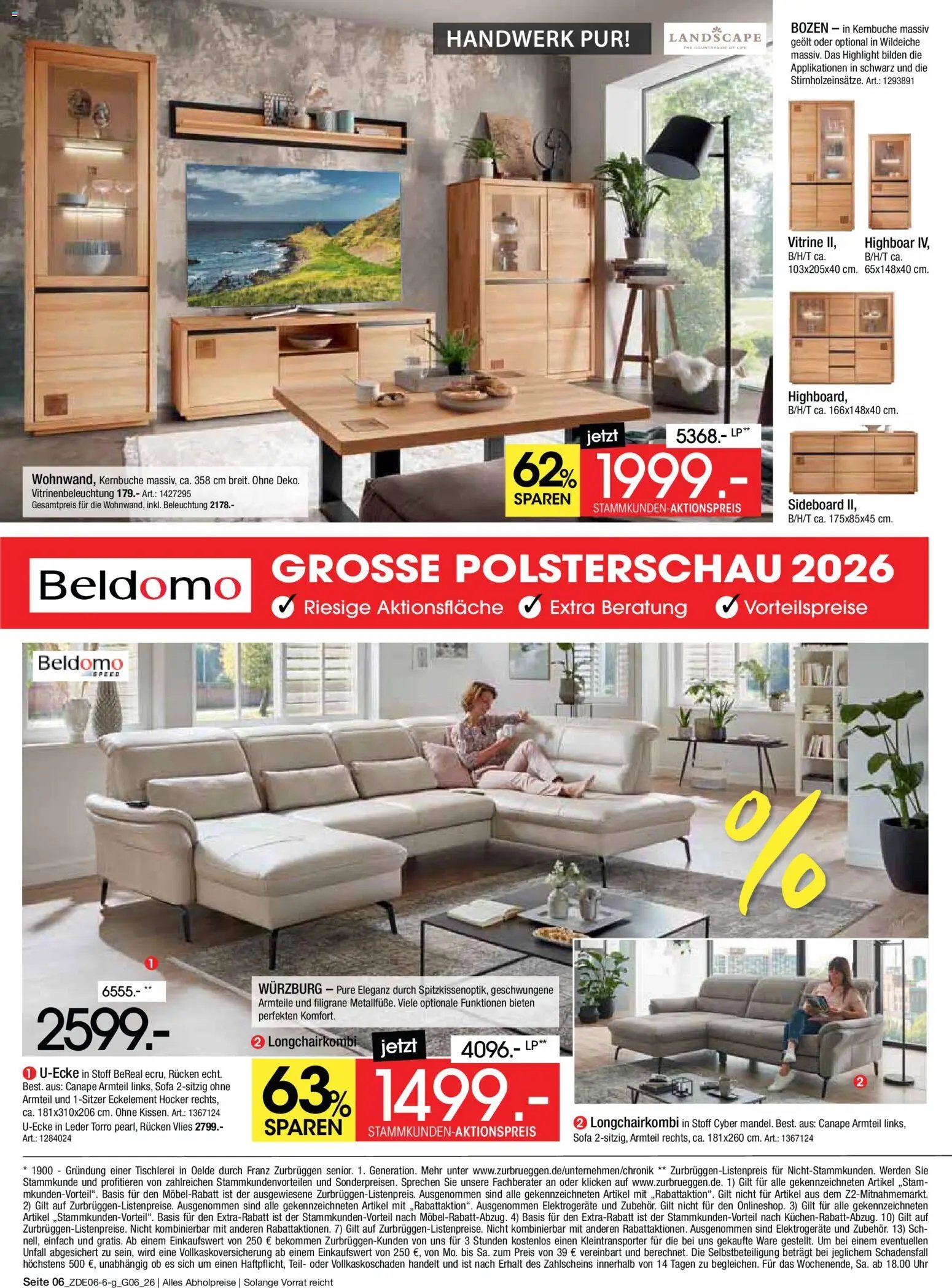 Zurbrüggen Mega Sparpreise