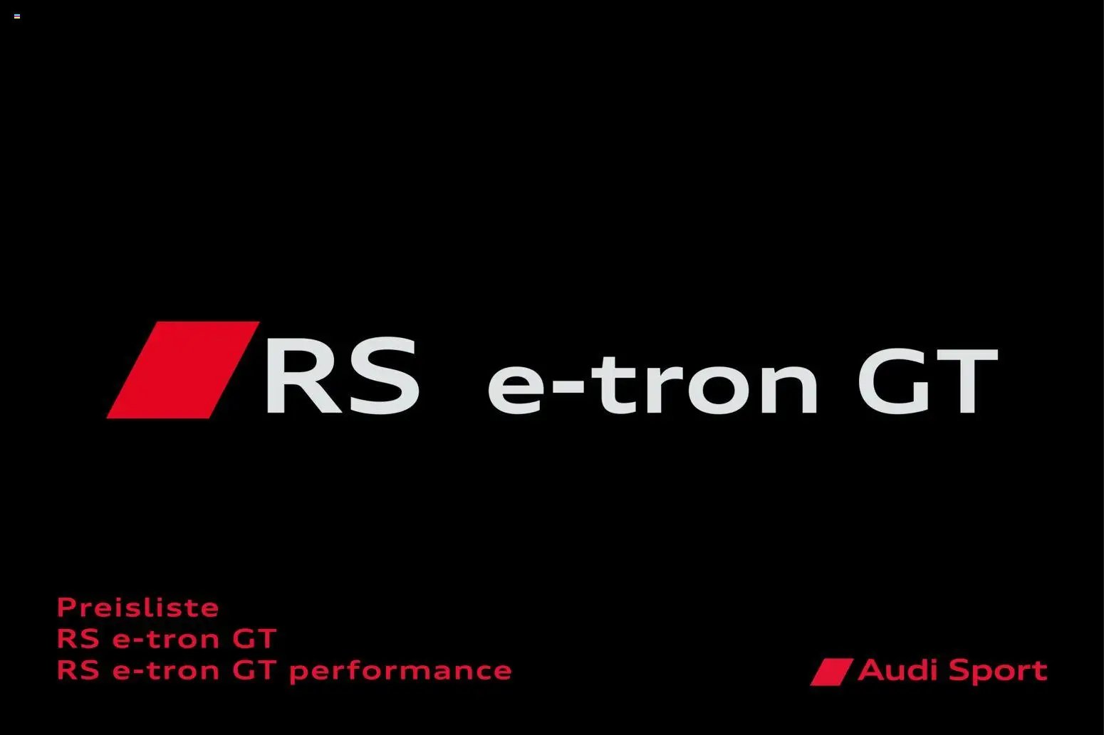 Audi  RS e-tron GT / RS e-tron GT performance