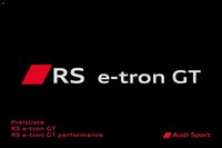 Audi  RS e-tron GT / RS e-tron GT performance