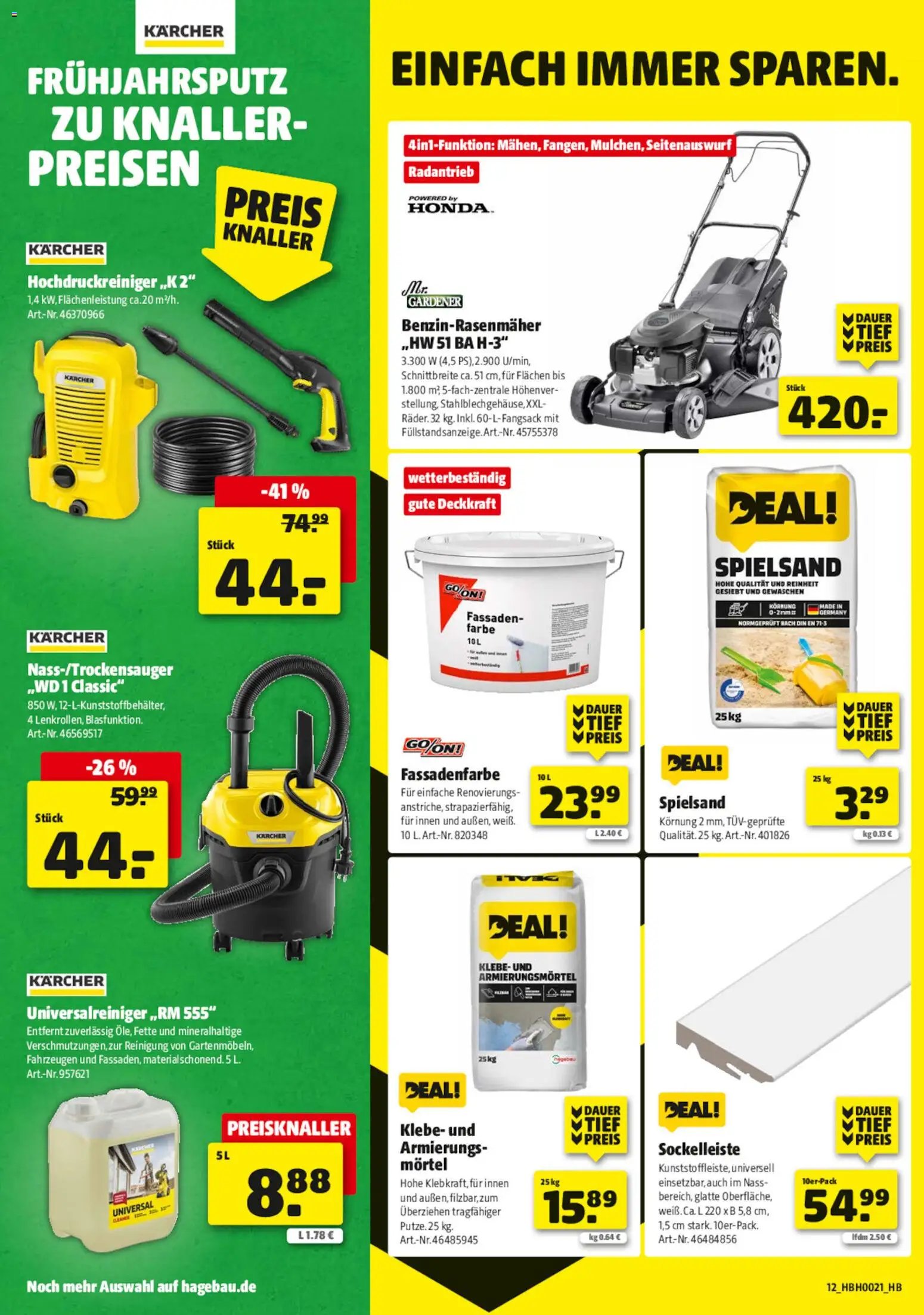 Hagebau Prospekt 	