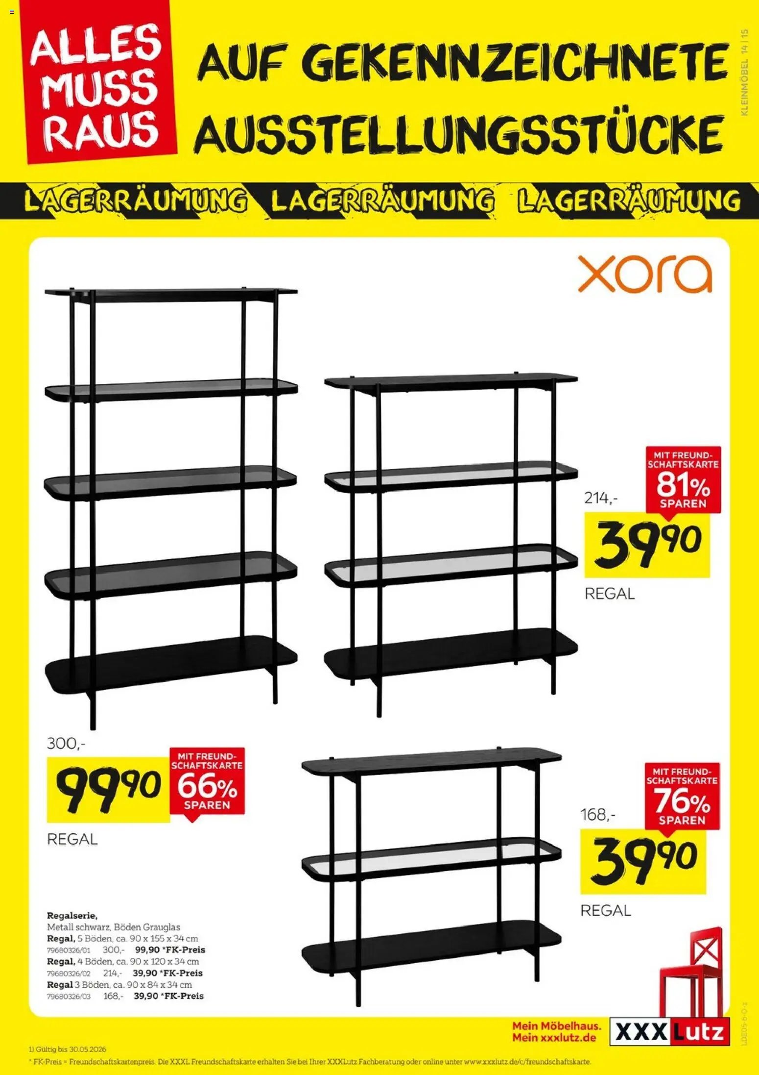 XXXLutz Größte Lagerräumung