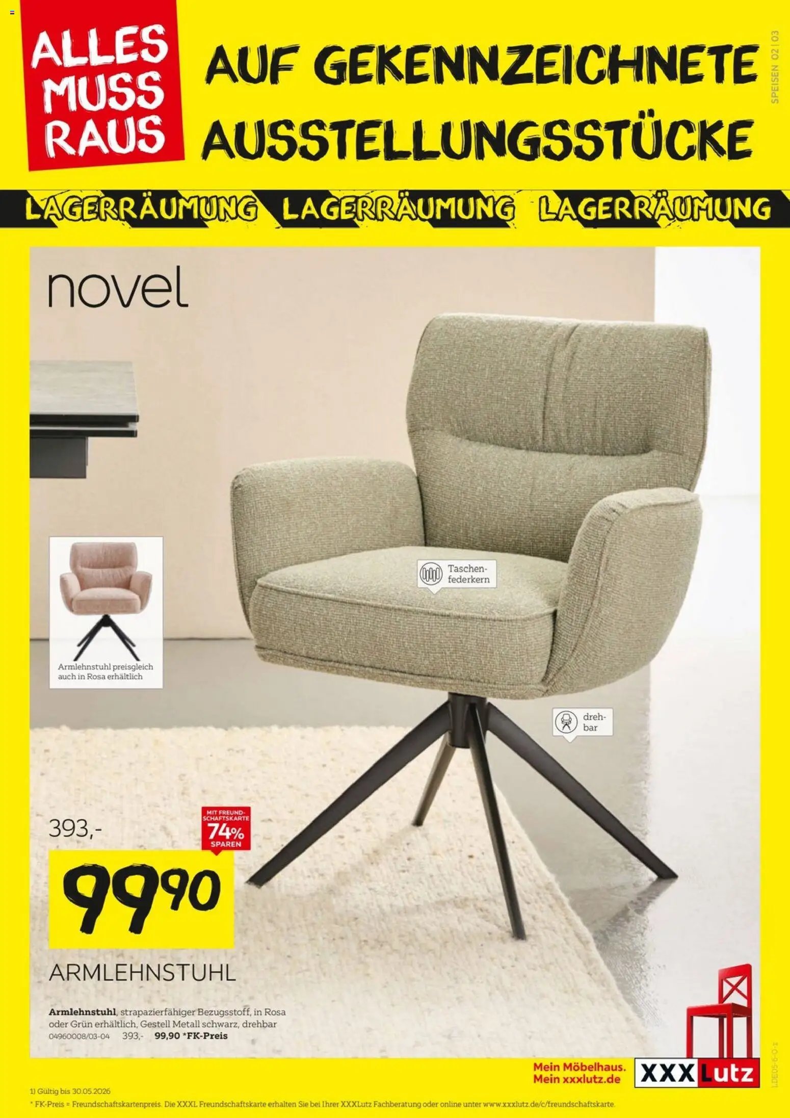 XXXLutz Größte Lagerräumung