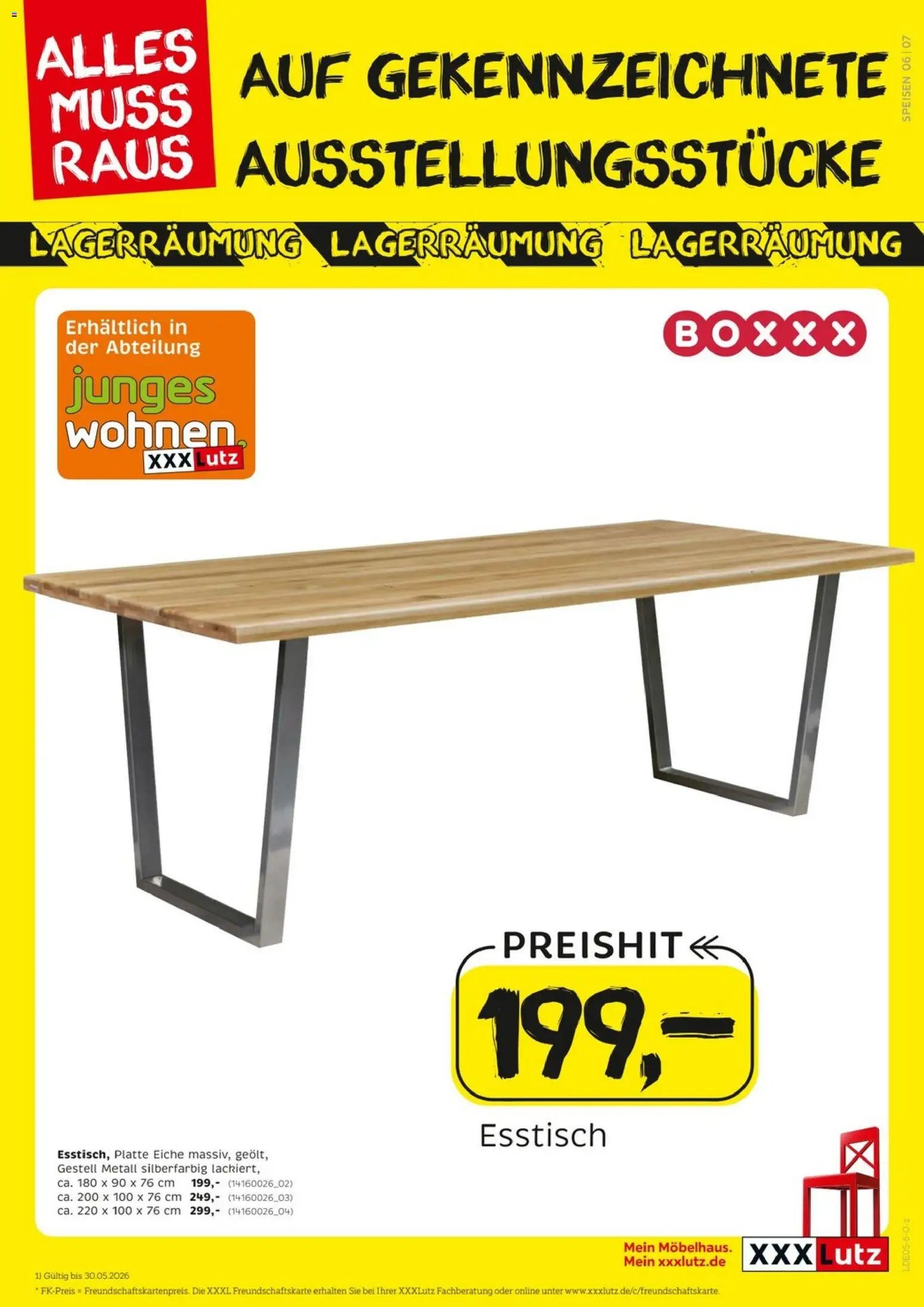 XXXLutz Größte Lagerräumung