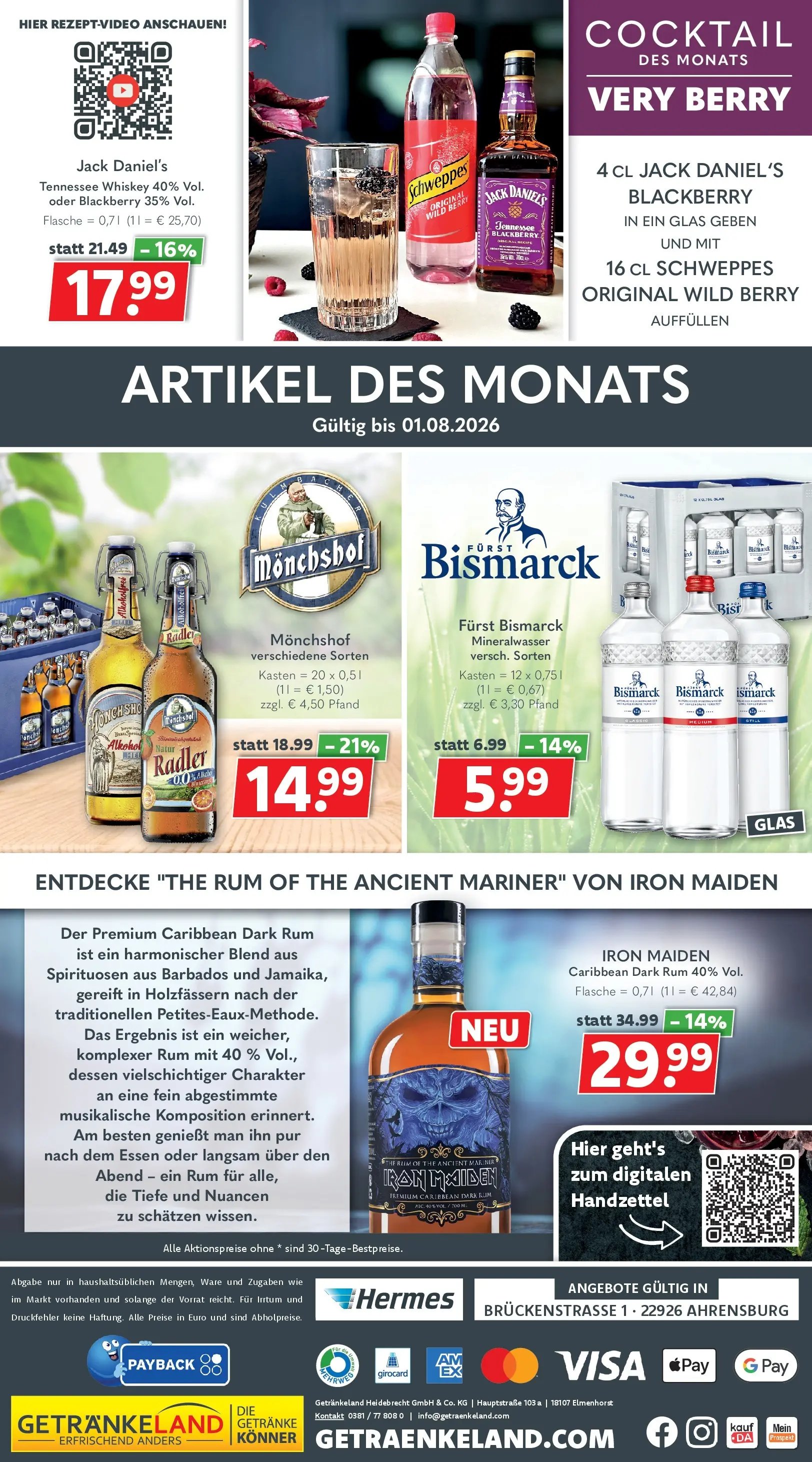 Getränkeland Prospekt Ahrensburg