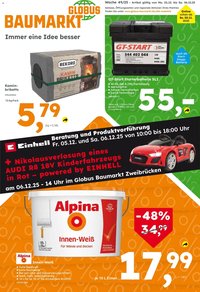 Globus Baumarkt prospekt Zweibrücken	