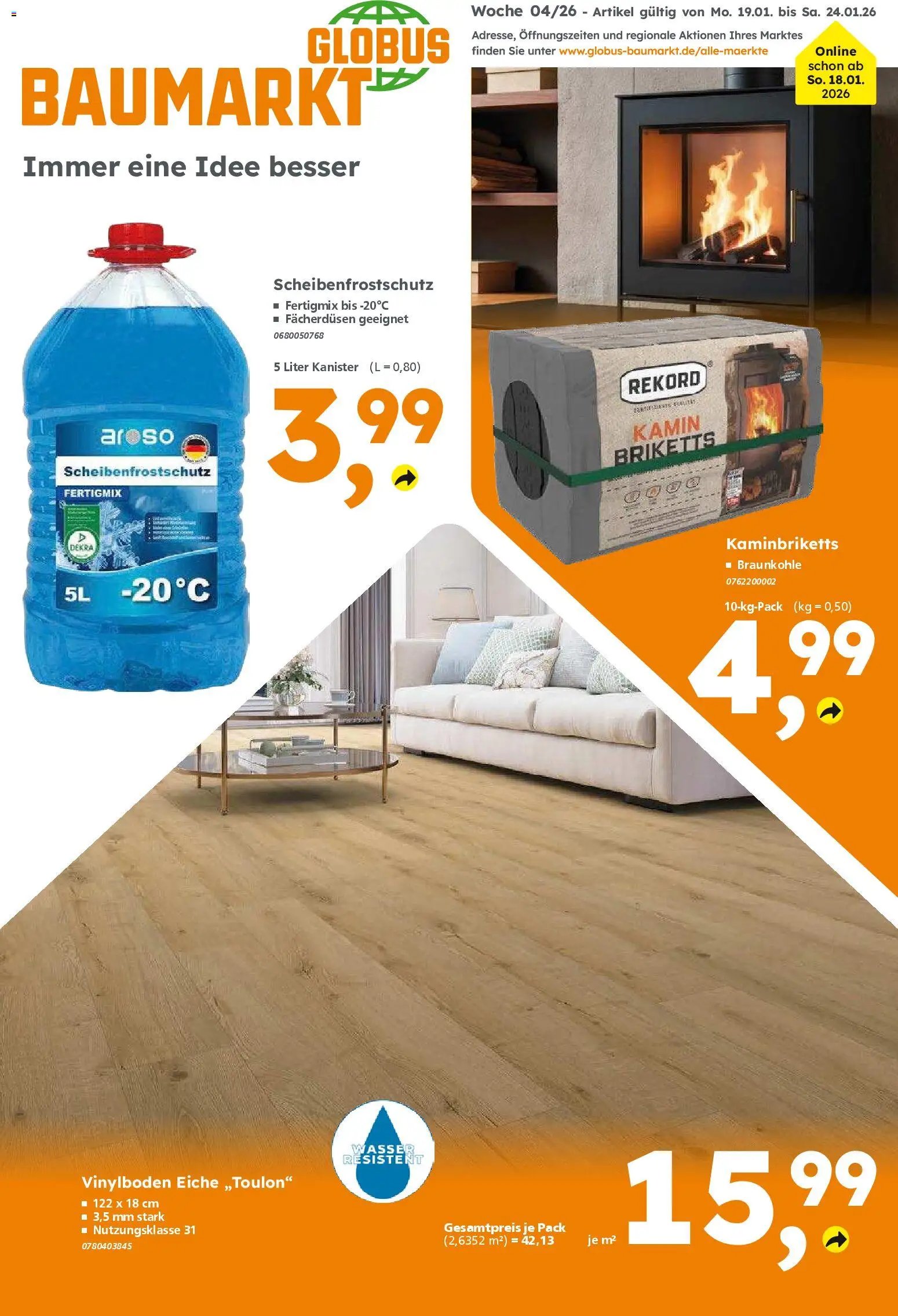 Globus Baumarkt Prospekt 	